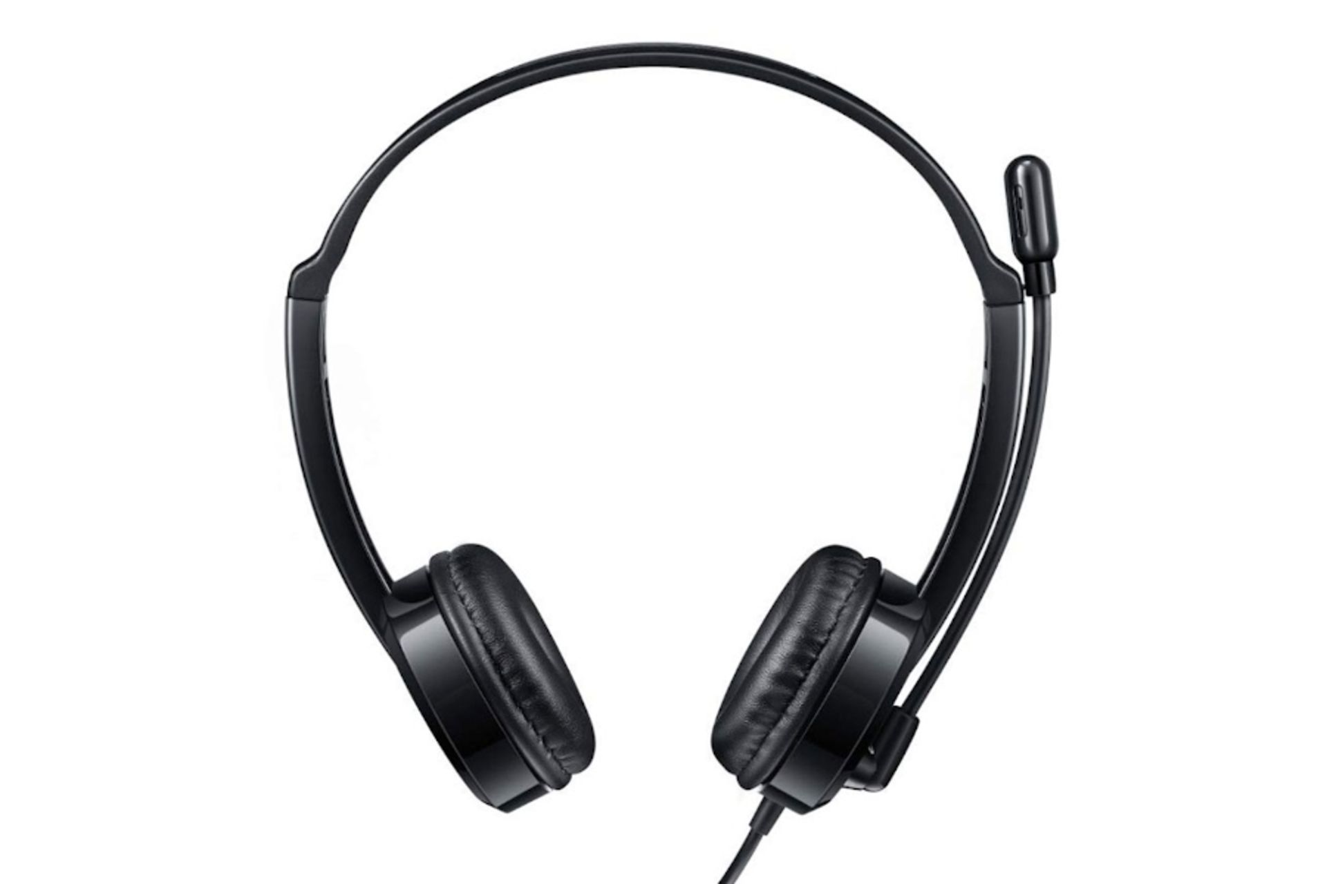 نمای روبرو هدست رپو Rapoo H120 مشکی