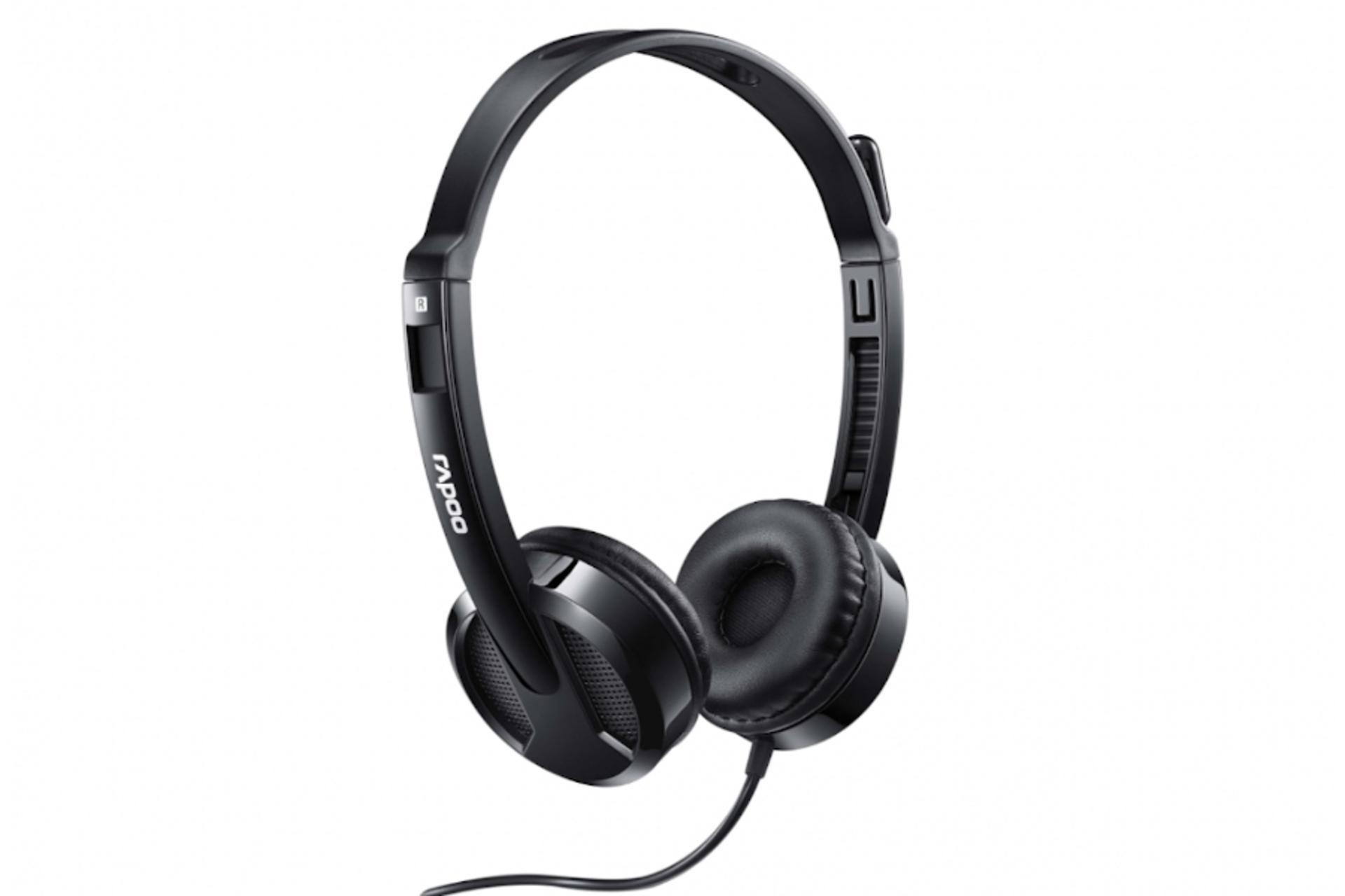 نمای چپ هدست رپو Rapoo H120 مشکی