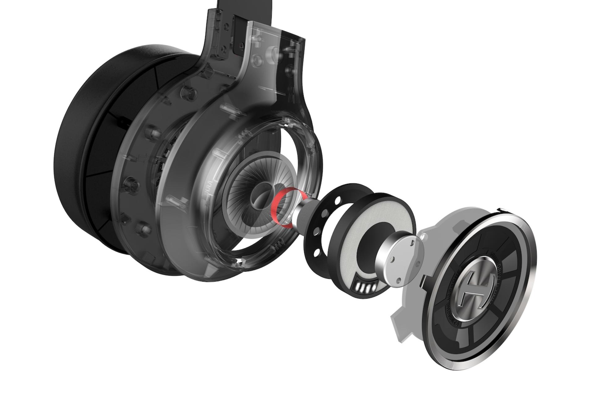 نمای داخل درایور هدست گیمینگ ادیفایر Edifier G4 TE