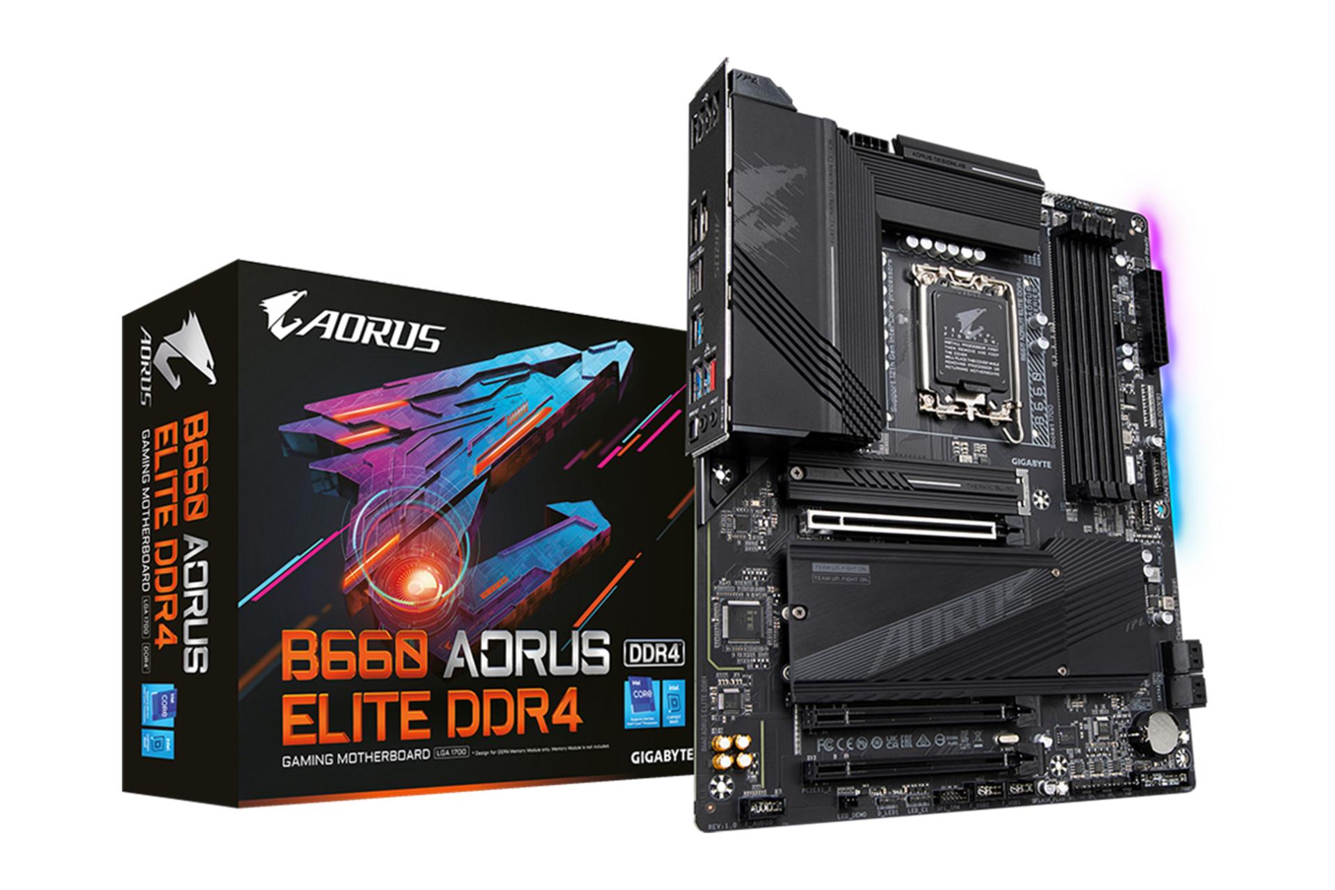 جعبه مادربرد گیگابایت GIGABYTE B660 AORUS ELITE DDR4 (rev. 1.0)
