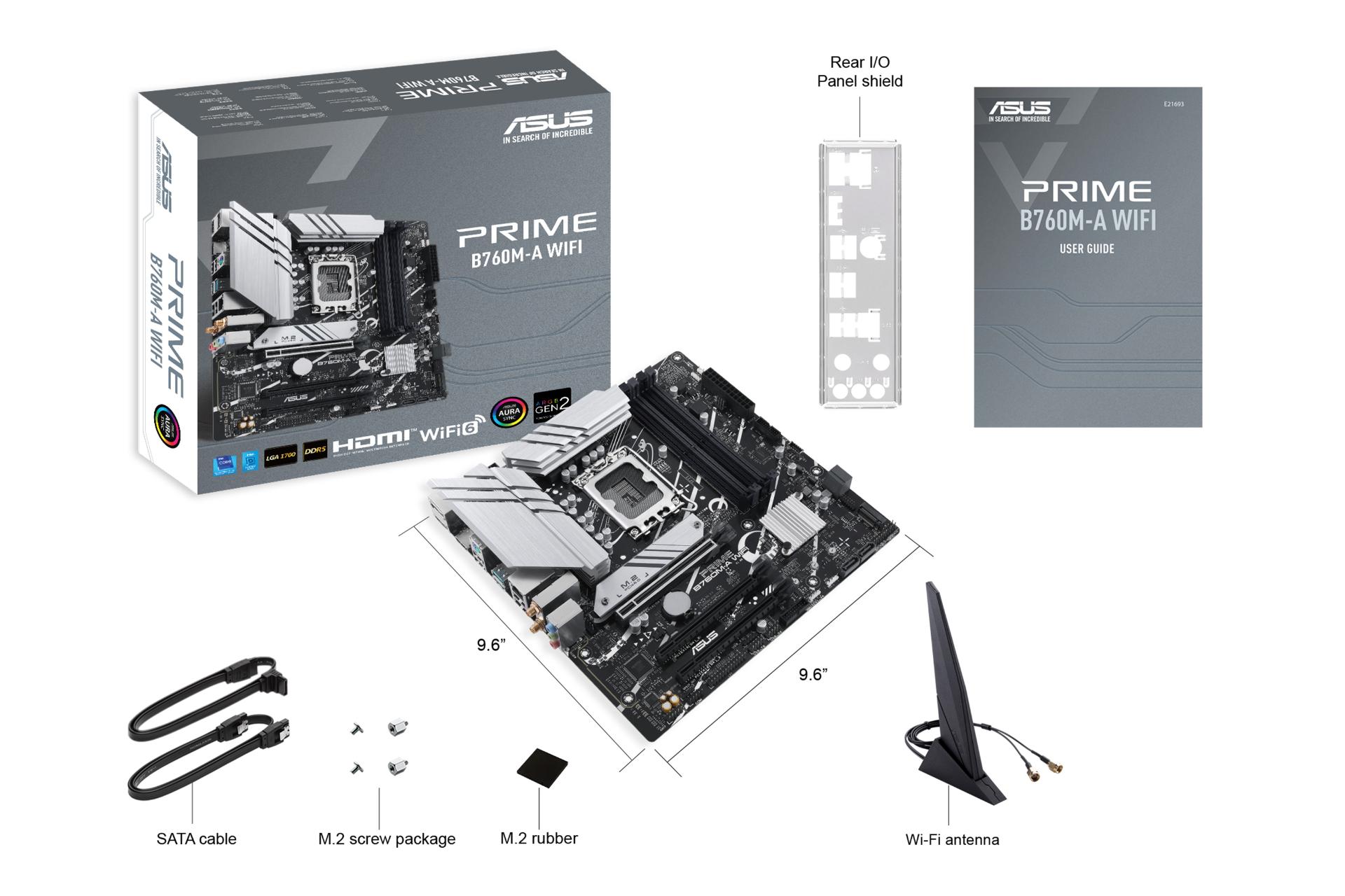 مرجع متخصصين ايران اقلام همراه مادربرد ايسوس ASUS PRIME B760M-A WIFI