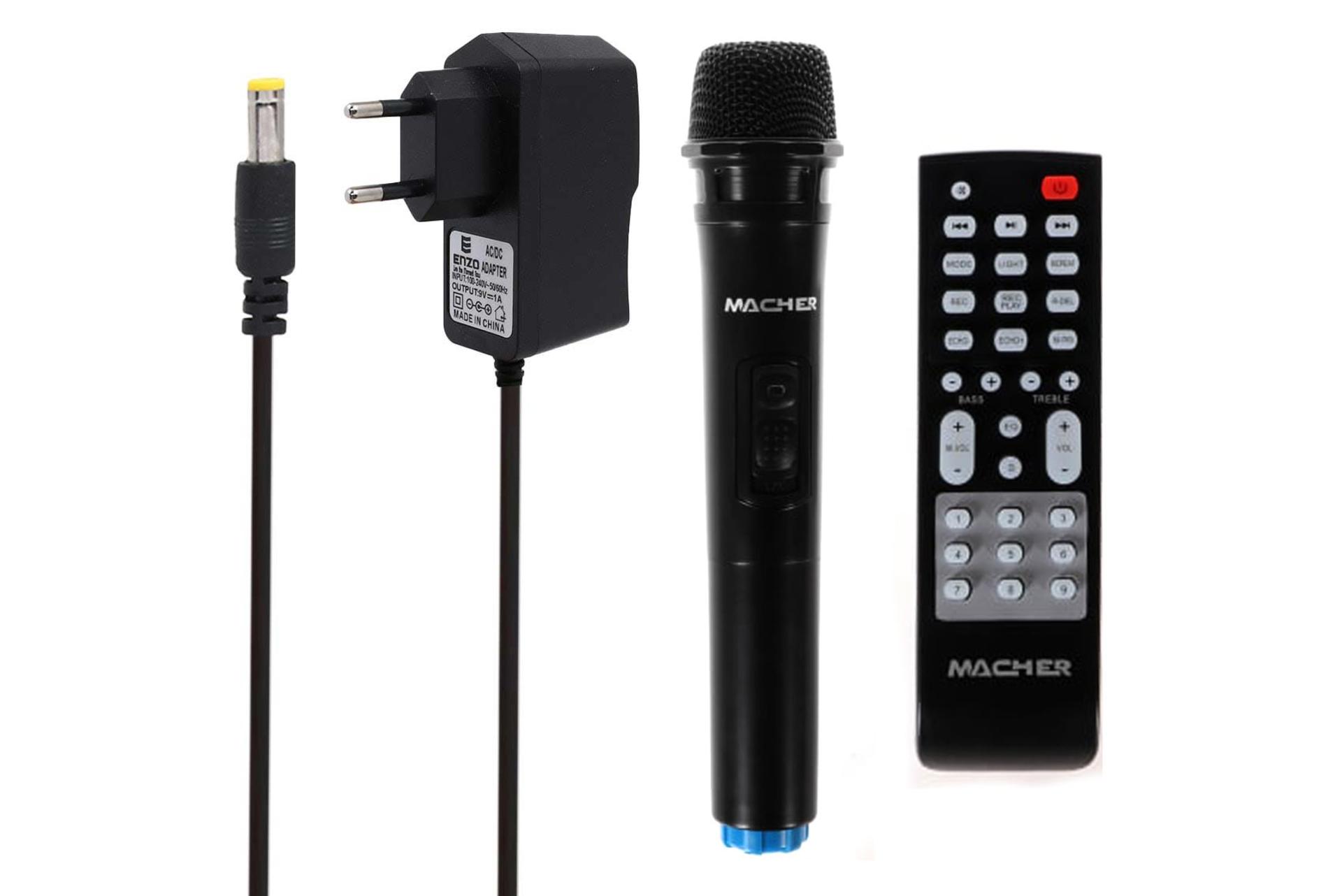 اقلام همراه اسپیکر مچر Macher MR-1600