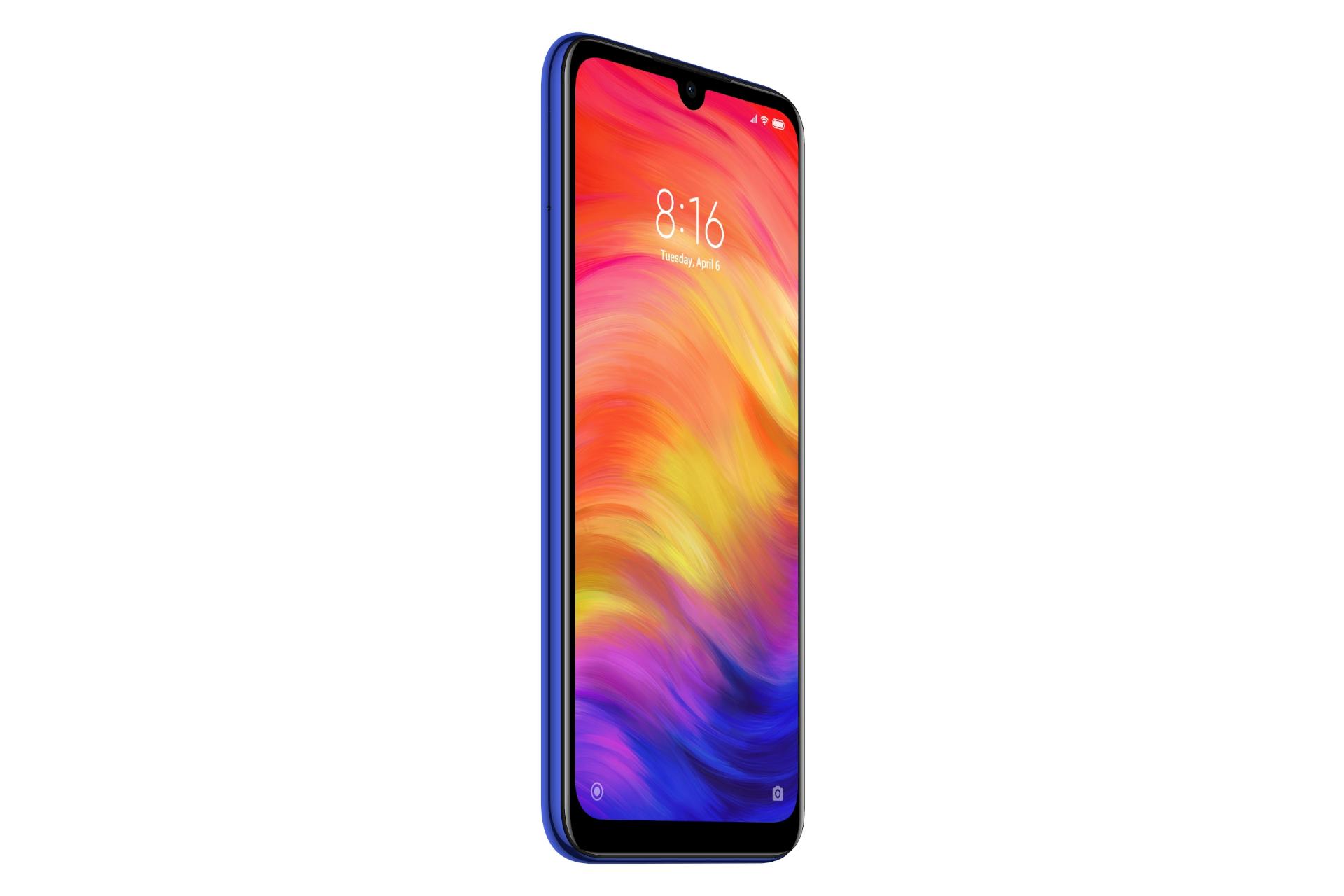 نمای چپ گوشی موبایل ردمی نوت 7 شیائومی Xiaomi Redmi Note 7 آبی