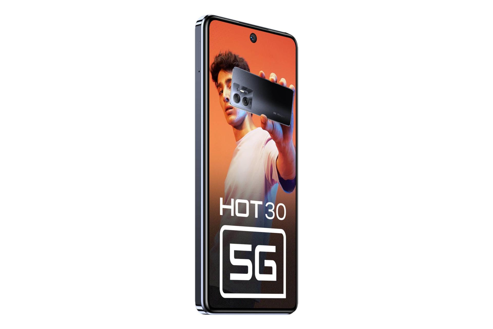 پنل جلو گوشی موبایل اینفینیکس Infinix Hot 30 5G مشکی