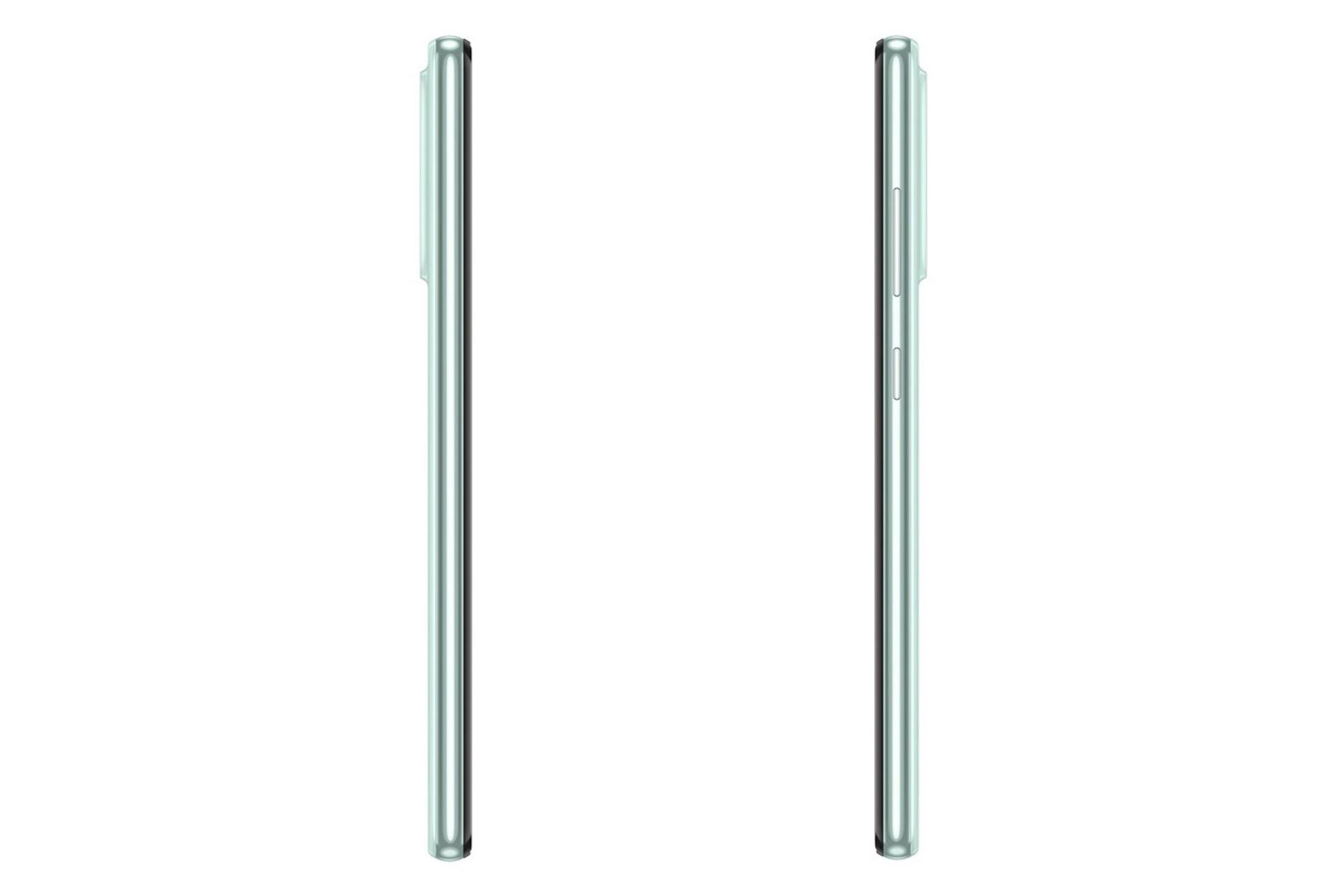 گوشی سامسونگ گلکسی ای 52 اس 5G از نمای کنار