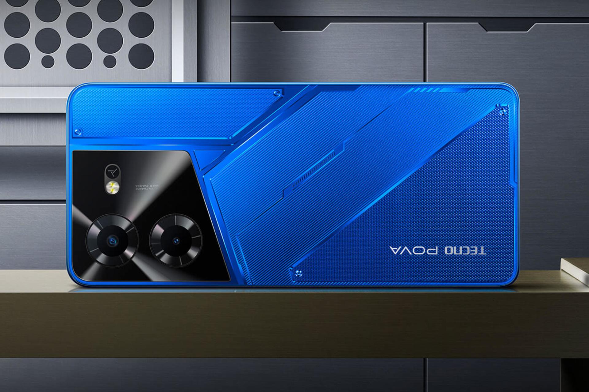 پنل پشت گوشی موبایل تکنو Tecno Pova 5 آبی