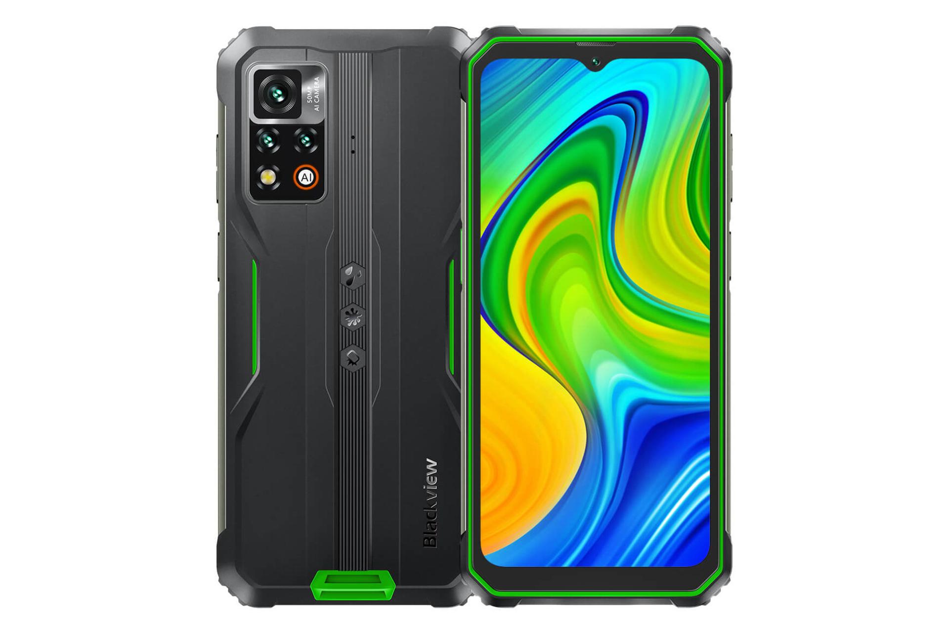 گوشی موبایل بلک ویو Blackview BV9200 سبز