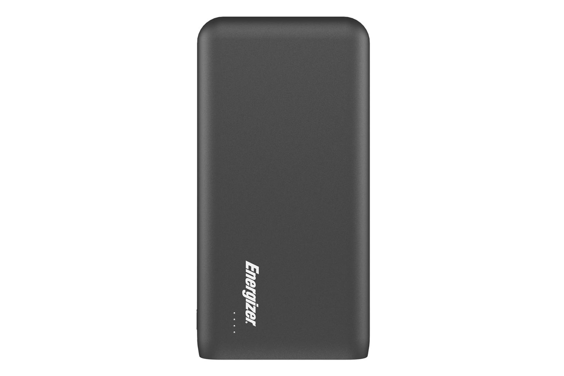 نمای جلو پاور بانک انرجایزر UE20006PQ به همراه محل نمایشگر LED