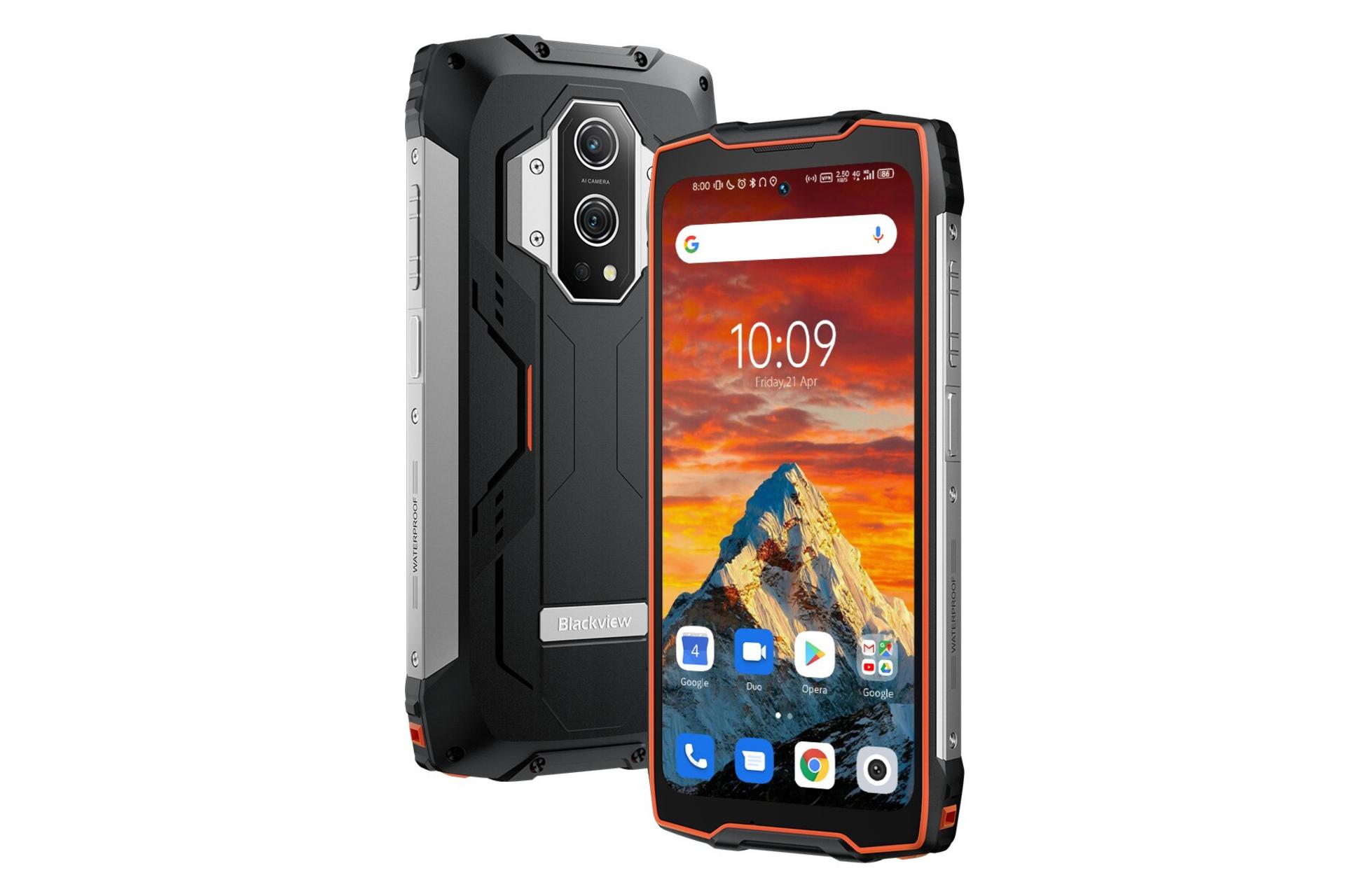 گوشی موبایل بلک ویو Blackview BV9300 نارنجی