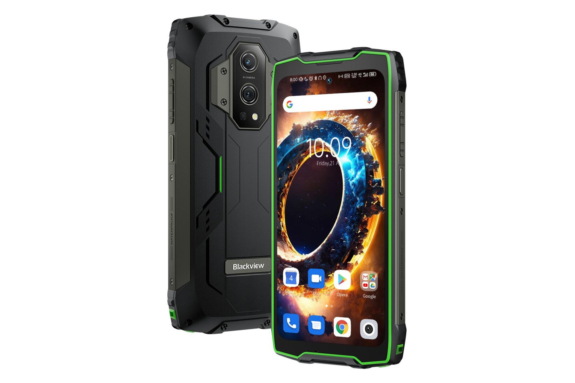 گوشی موبایل بلک ویو Blackview BV9300 سبز