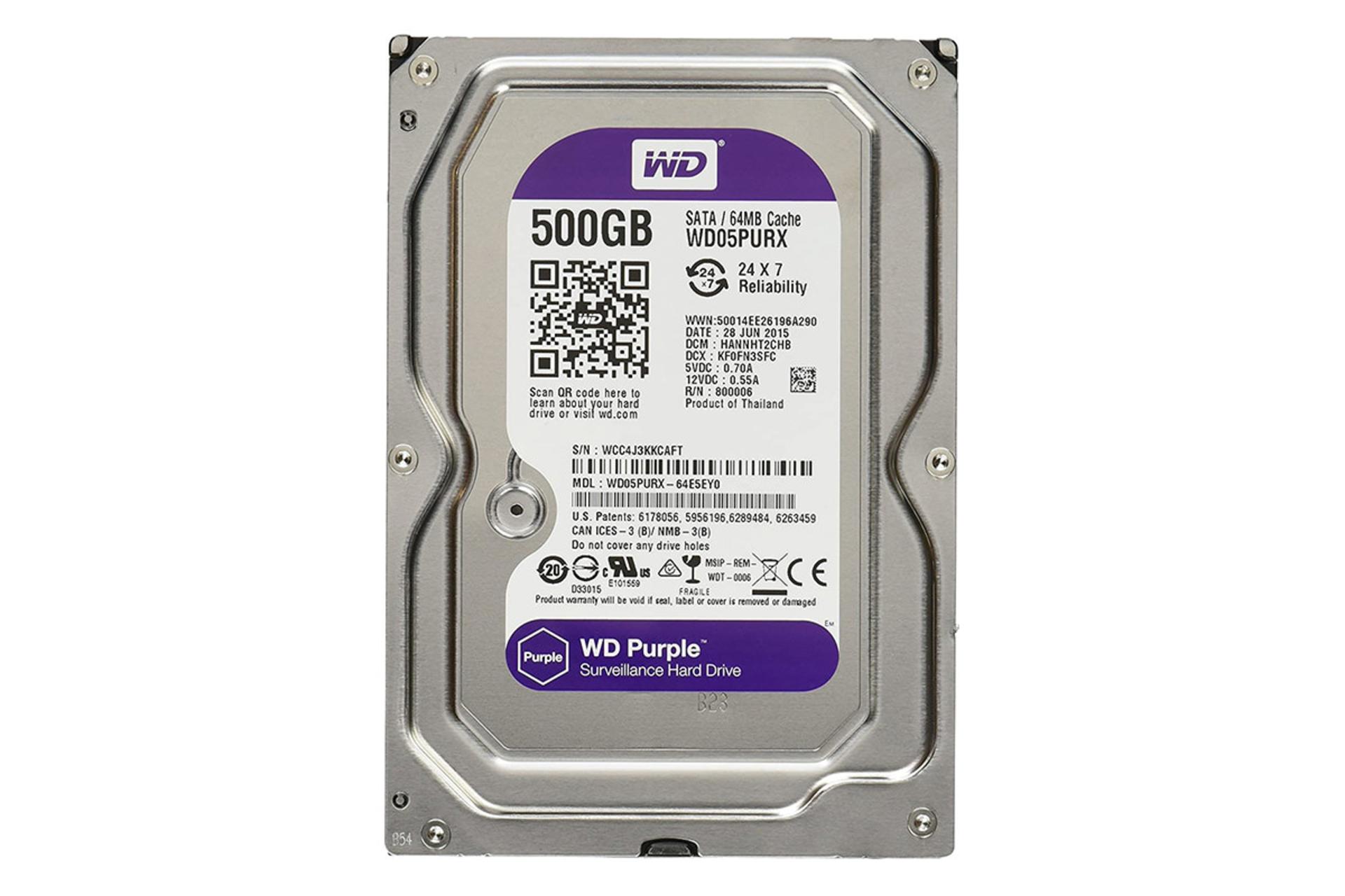 Western Digital Purple WD05PURX / وسترن دیجیتال Purple WD05PURX