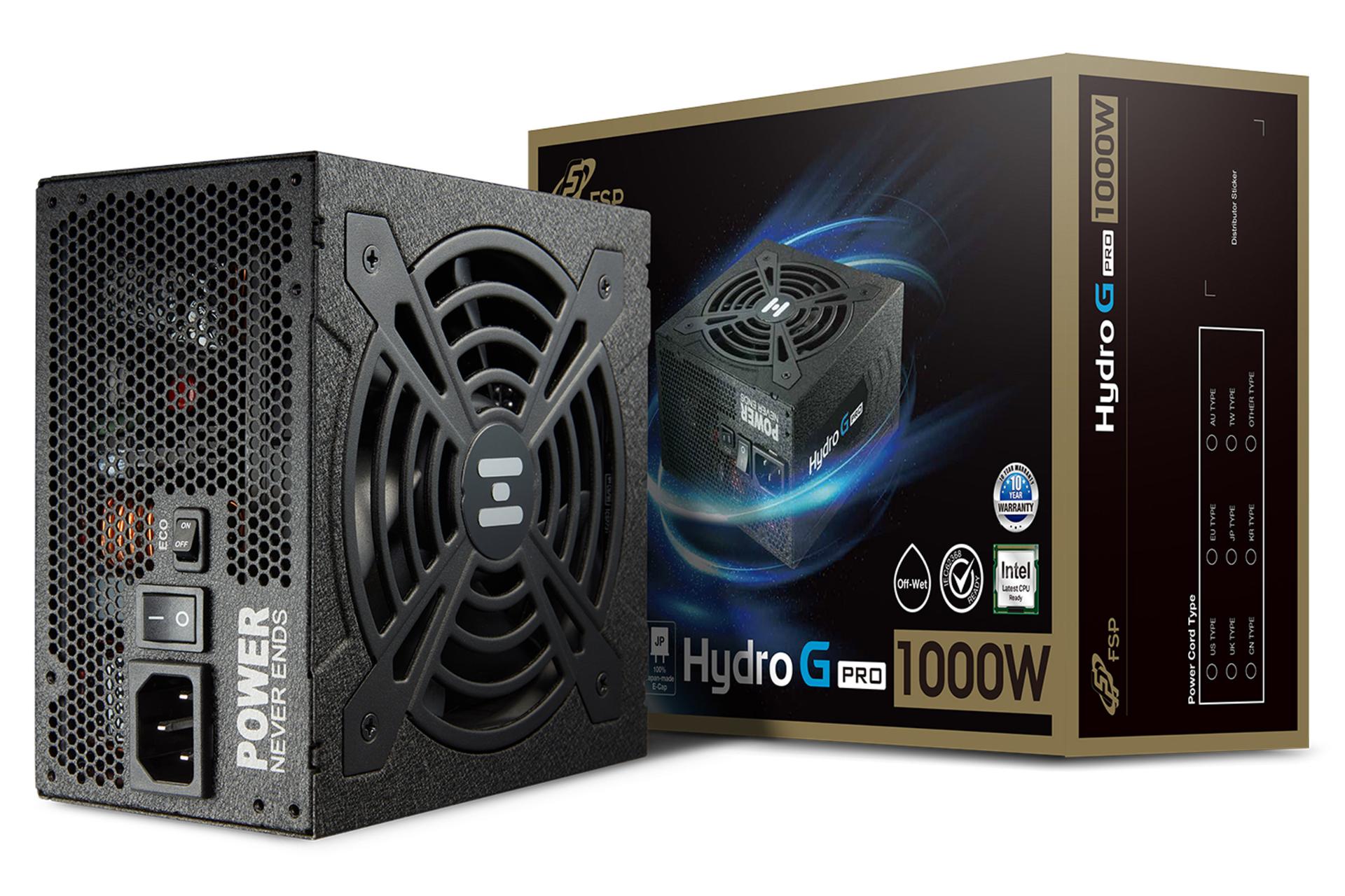 جعبه پاور کامپیوتر اف اس پی HYDRO G PRO با توان 1000 وات