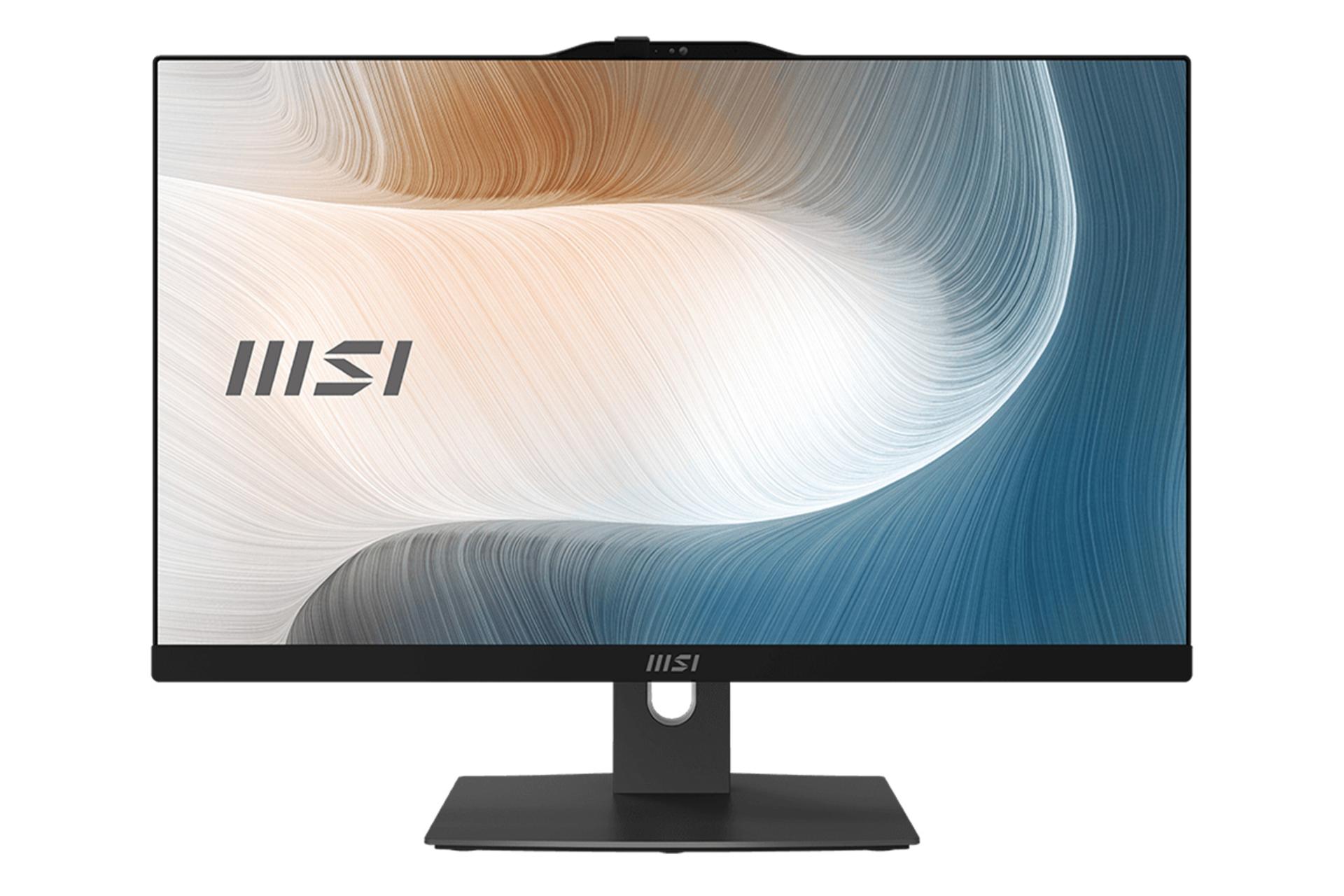 نمای رو به رو کامپیوتر آل این وان All in one MSI AM242P 12M مشکی