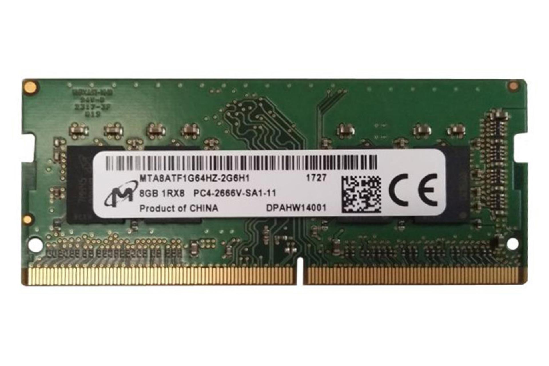 رم مایکرون Micron MTA8ATF1G64HZ-2G6 8GB DDR4-2666 CL19