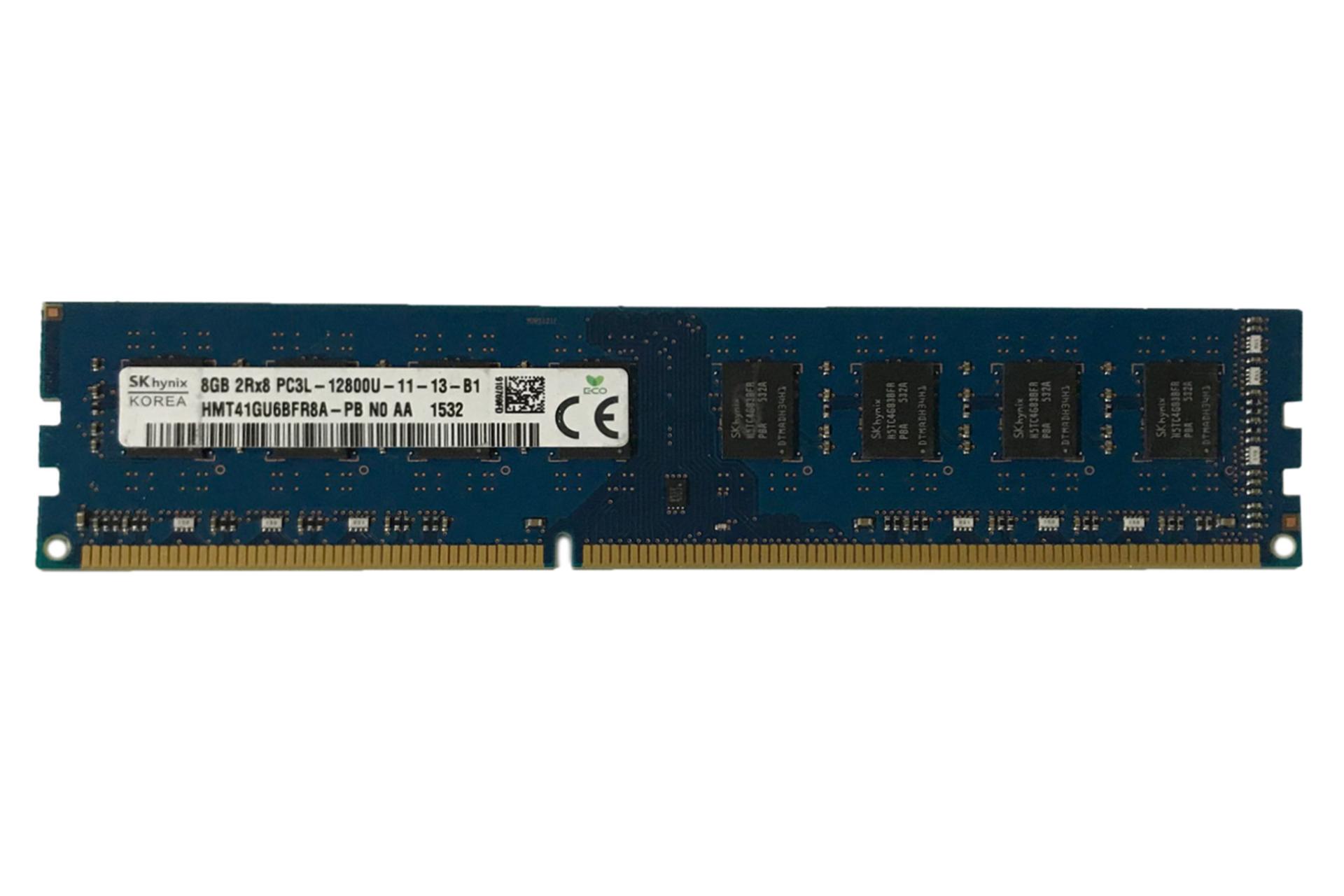 رم اس کی هاینیکس HMT41GU6BFR8A-PB ظرفیت 8 گیگابایت از نوع DDR3L-1600