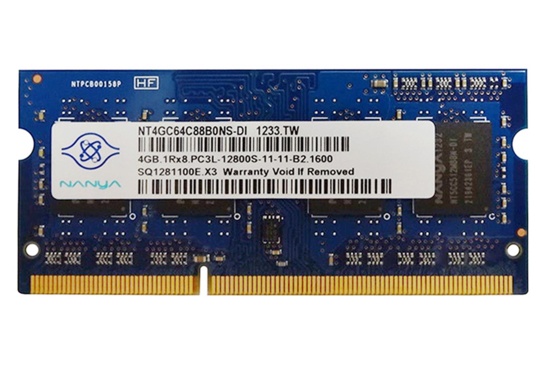 رم نانیا Nanya NT4GC64C88B0NS-DI 4GB DDR3-1600 CL11