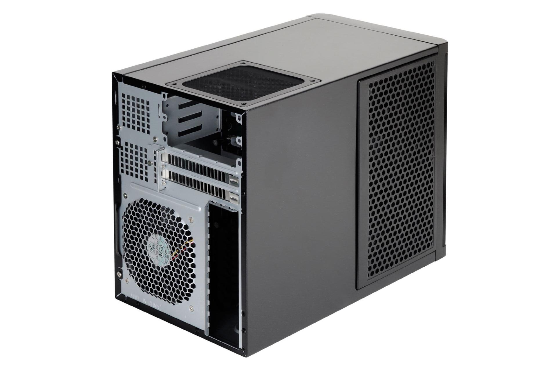 کیس کامپیوتر سیلور استون SilverStone DS380 نمای پشت