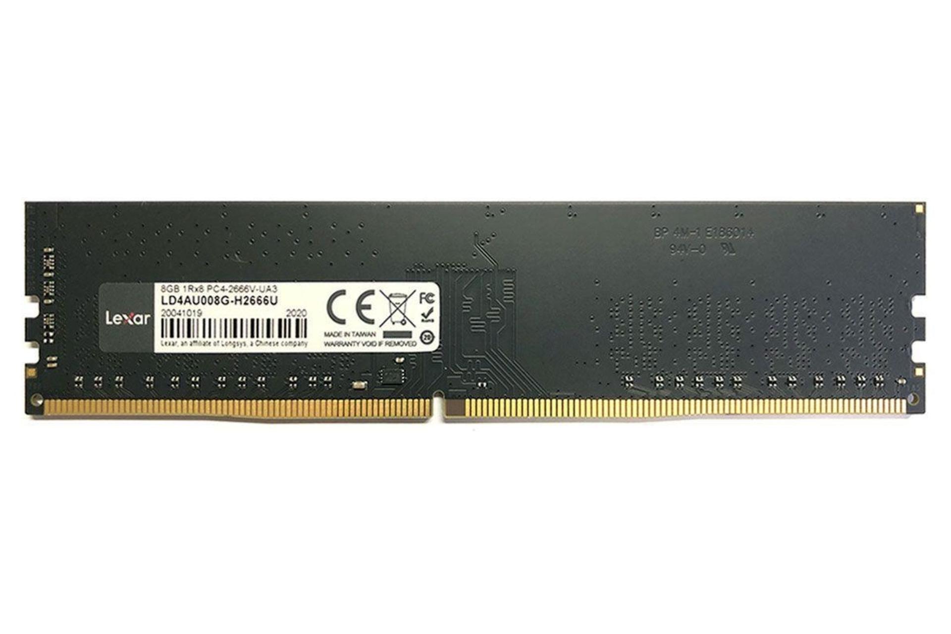 حافظه رم لکسار Lexar LD4AU008G-H2666U 8GB DDR4-2666 CL19