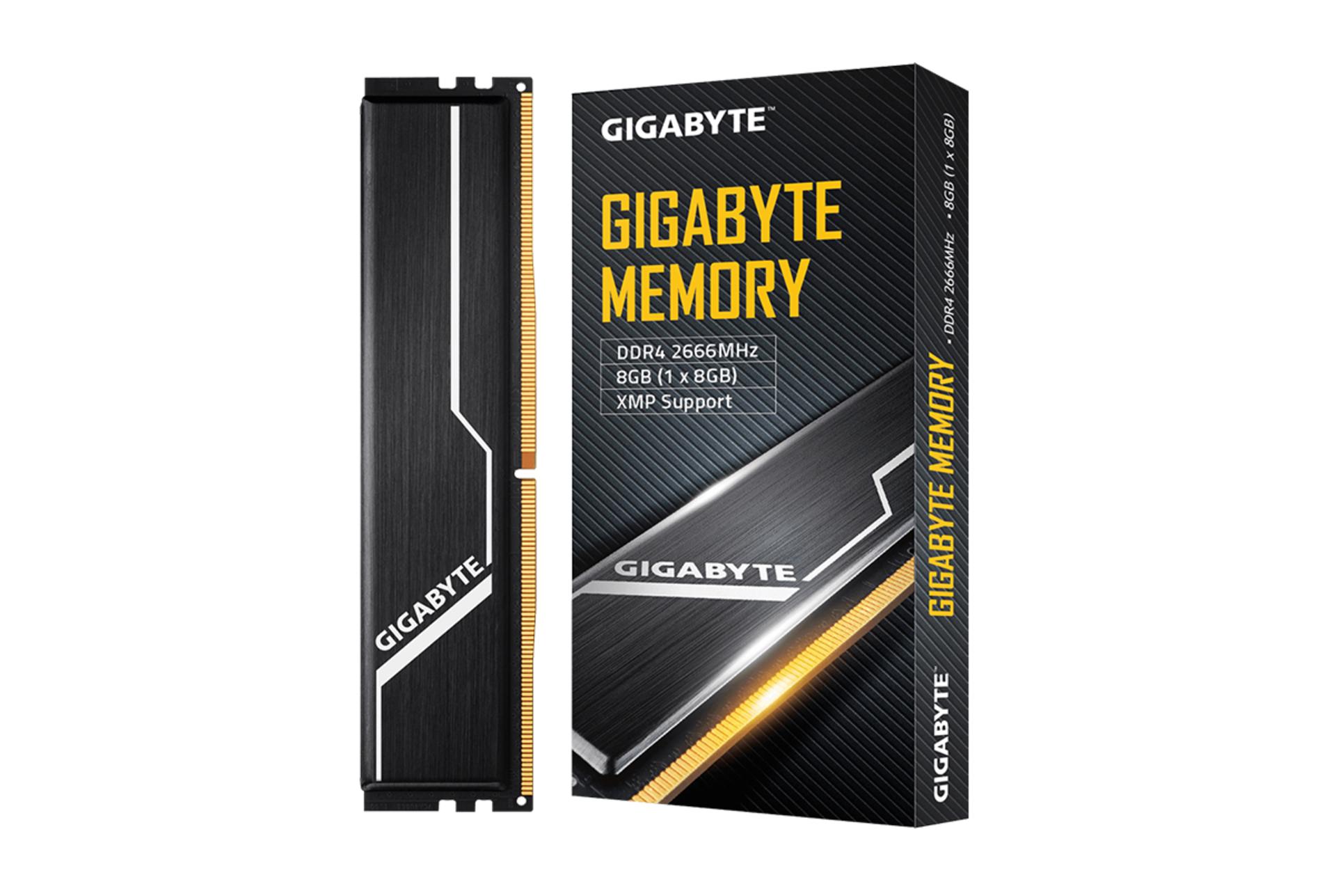 جعبه رم گیگابایت GP-GR26C16S8K1HU408 ظرفیت 8 گیگابایت از نوع DDR4-2666