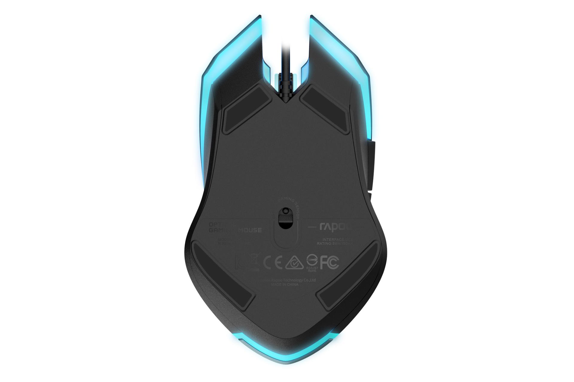 نمای پشت ماوس رپو V18