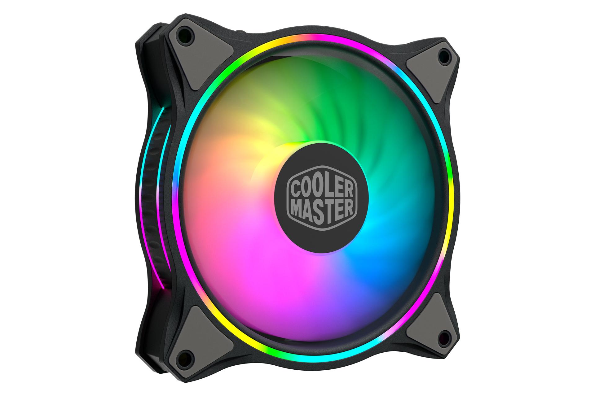 ابعاد فن کیس کولر مستر MasterFan MF120 Halo ARGB