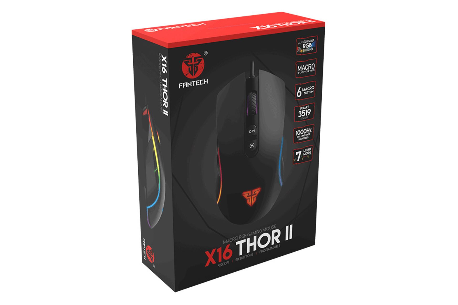 جعبه ماوس فنتک Thor II X16