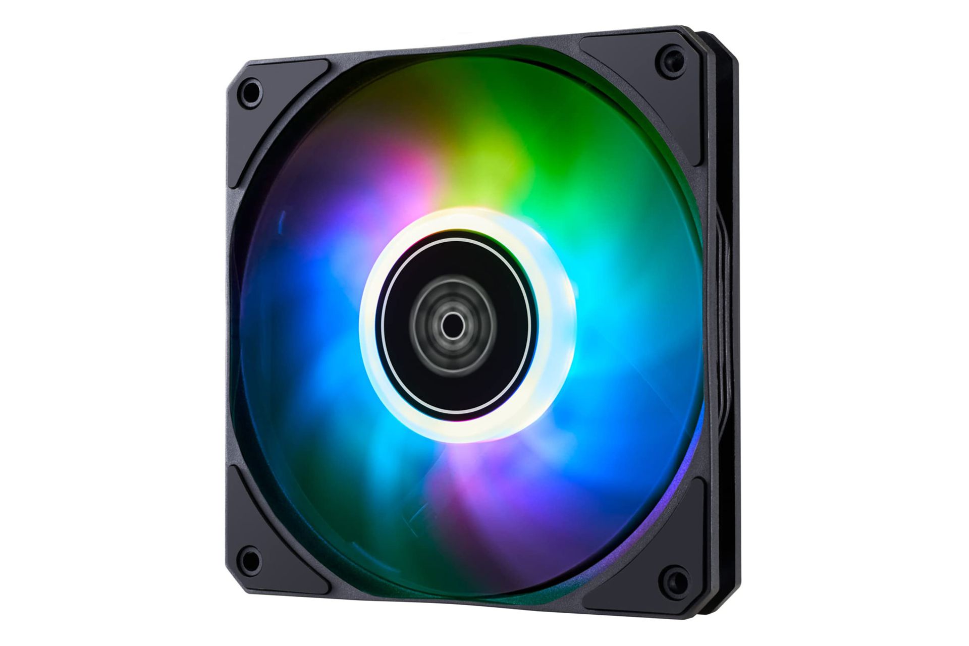 فن کیس سیلور استون Air Slimmer 120 ARGB در حالت روشن