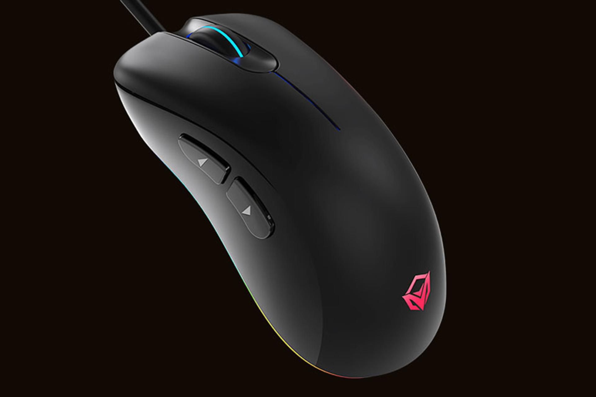 نمای بالا ماوس گیمینگ میشن GM19 RGB