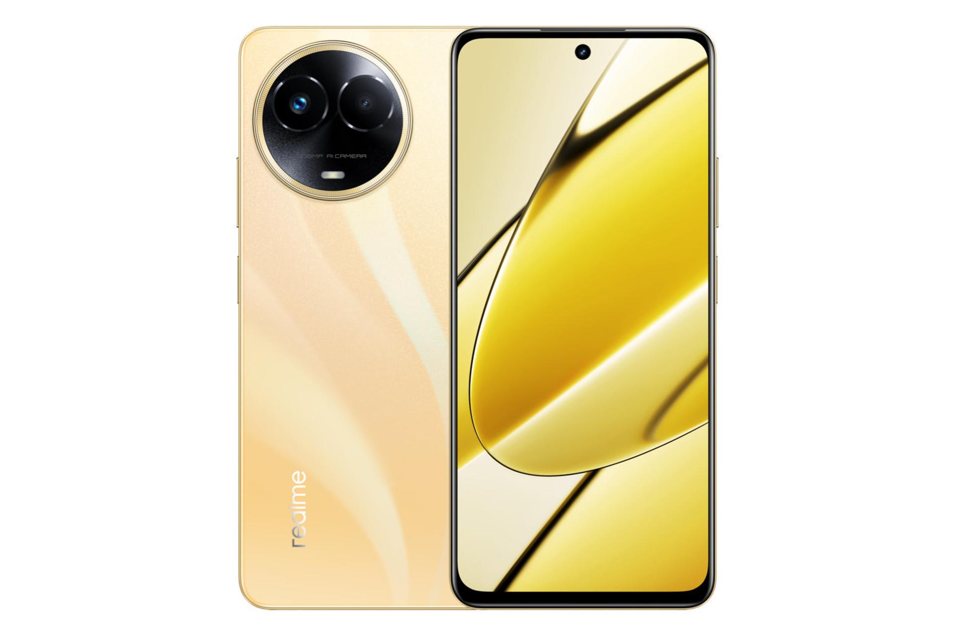 گوشی موبایل ریلمی Realme 11 5G طلایی