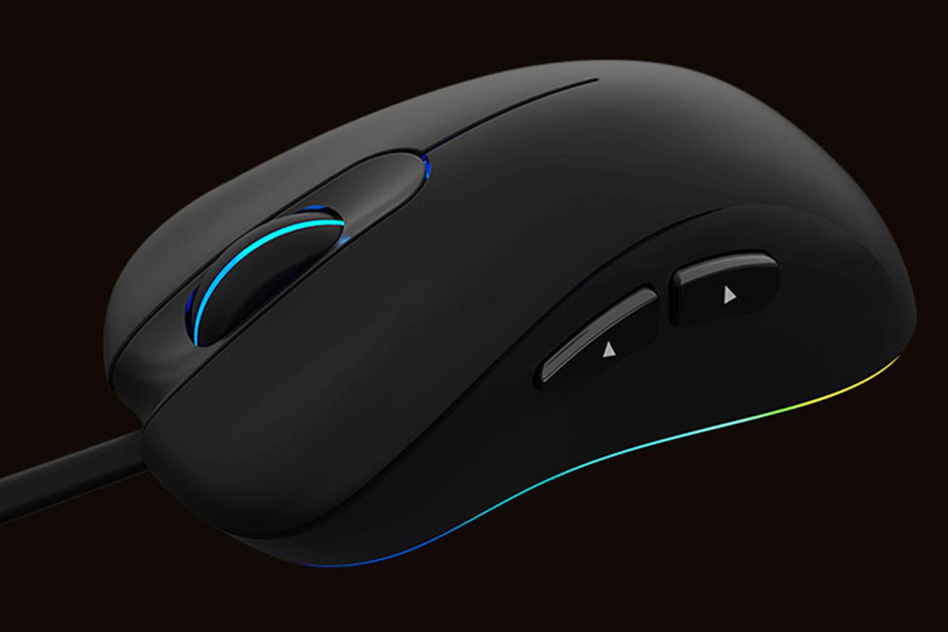 نمای بالا ماوس گیمینگ میشن GM19 RGB