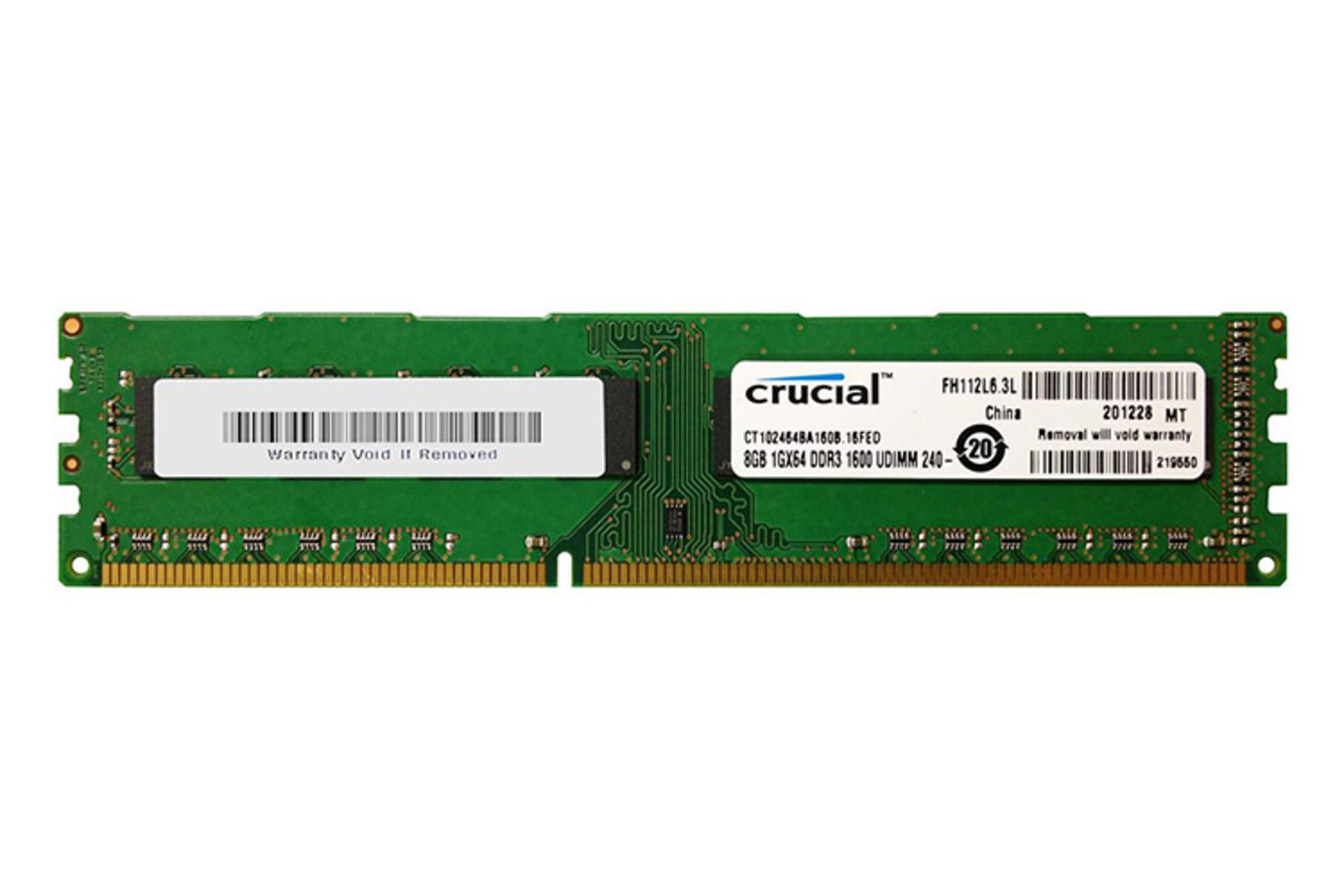مرجع متخصصين ايران رم كروشيال Crucial CT102464BA160B 8GB DDR3-1600 CL11
