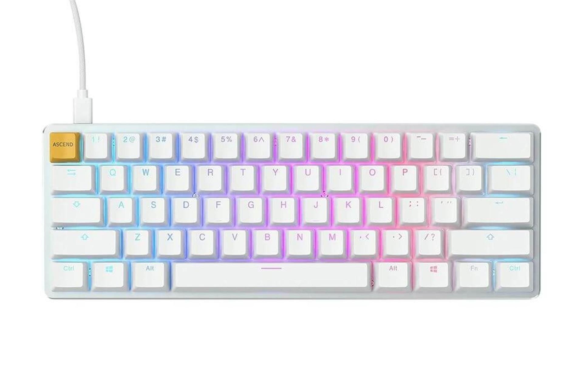 کیبورد گلوریوس Glorious Modular Compact سفید