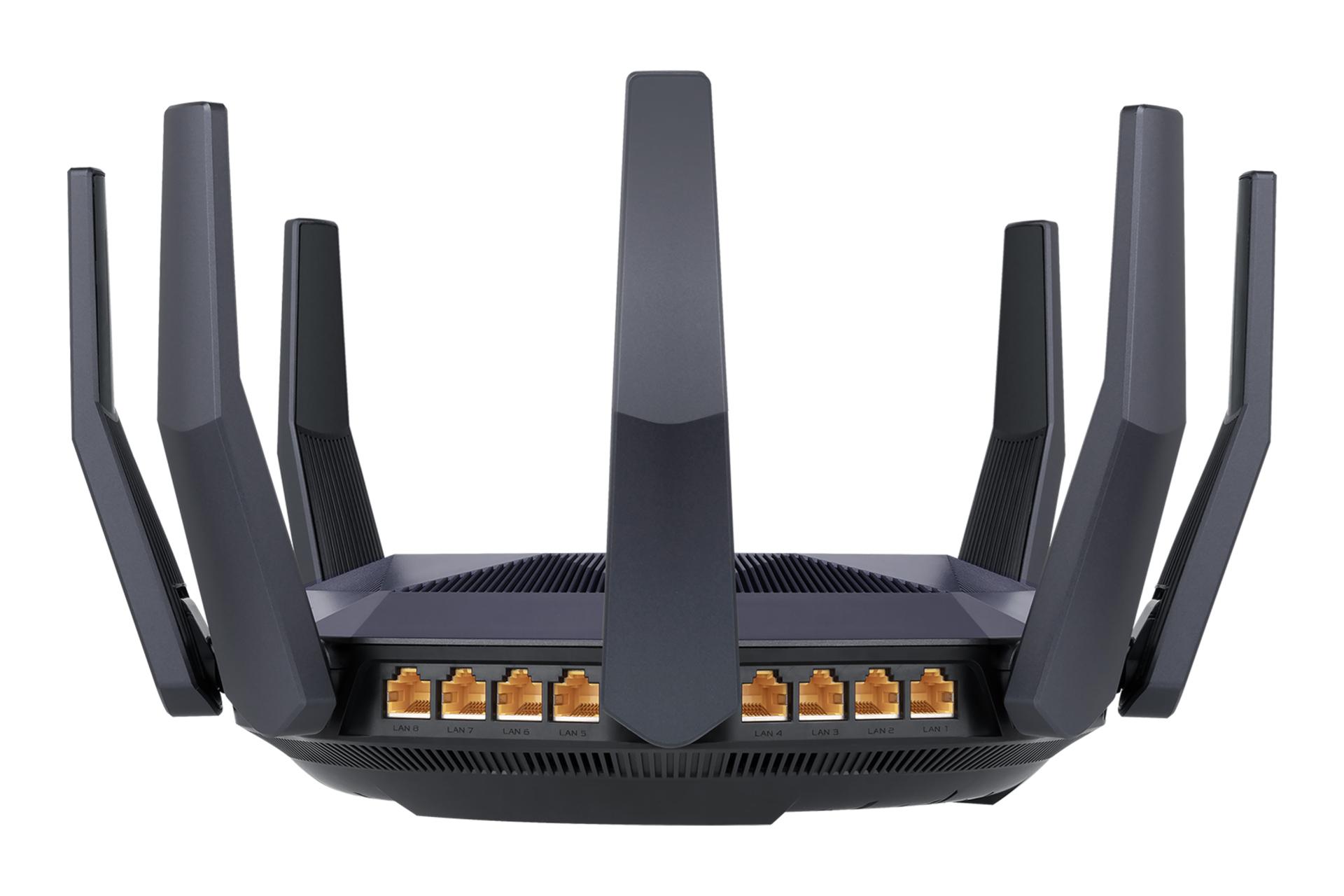 درگاه‌های شبکه روتر ایسوس ASUS RT-AX89X