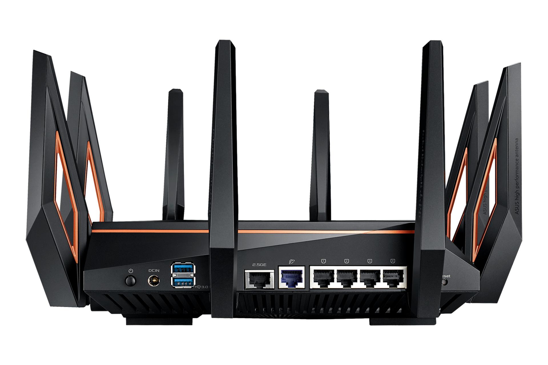 درگاه‌های روتر ایسوس ASUS ROG Rapture GT-AX11000