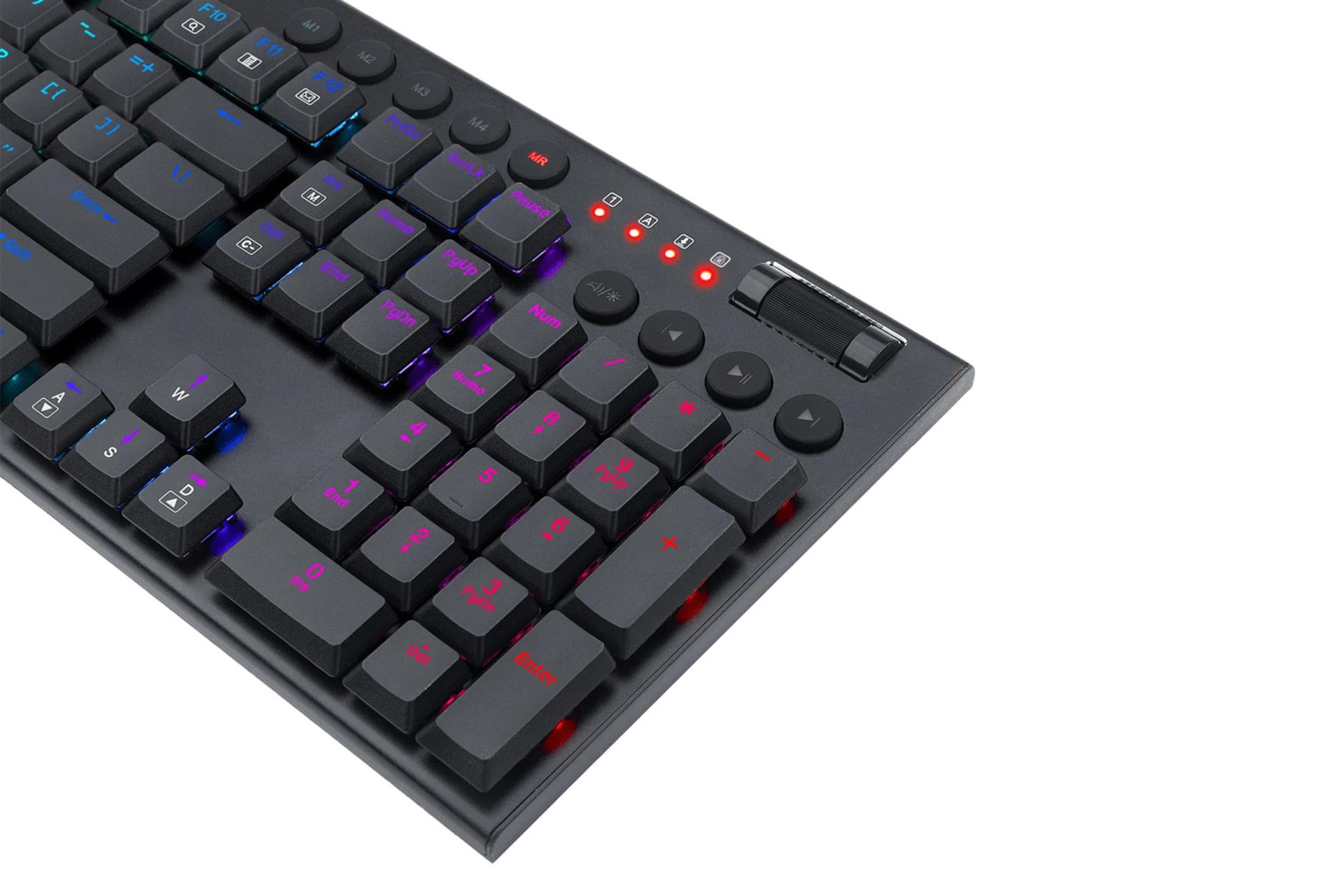 کیبورد ردراگون HORUS K619 نمای بالا