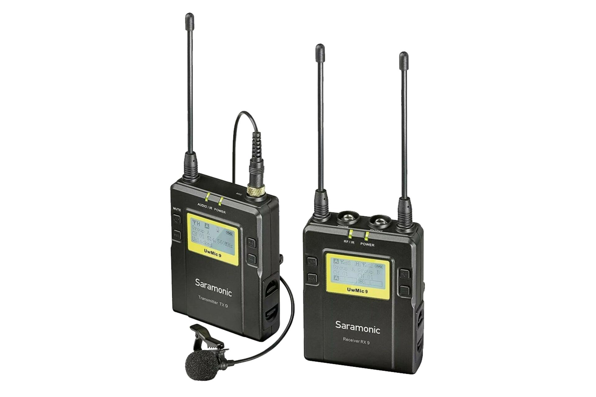 ابعاد میکروفون سارامونیک Saramonic UwMic9 Kit1