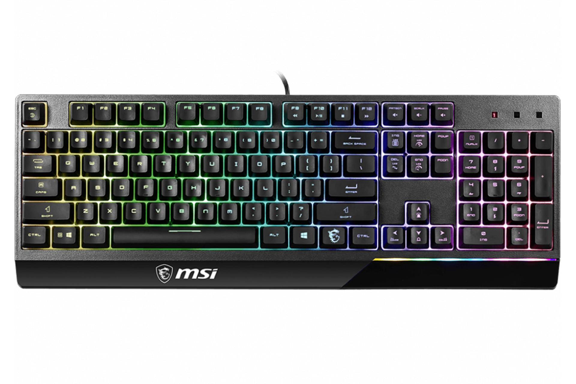 نمای روبرو کیبورد ام اس آی VIGOR GK30