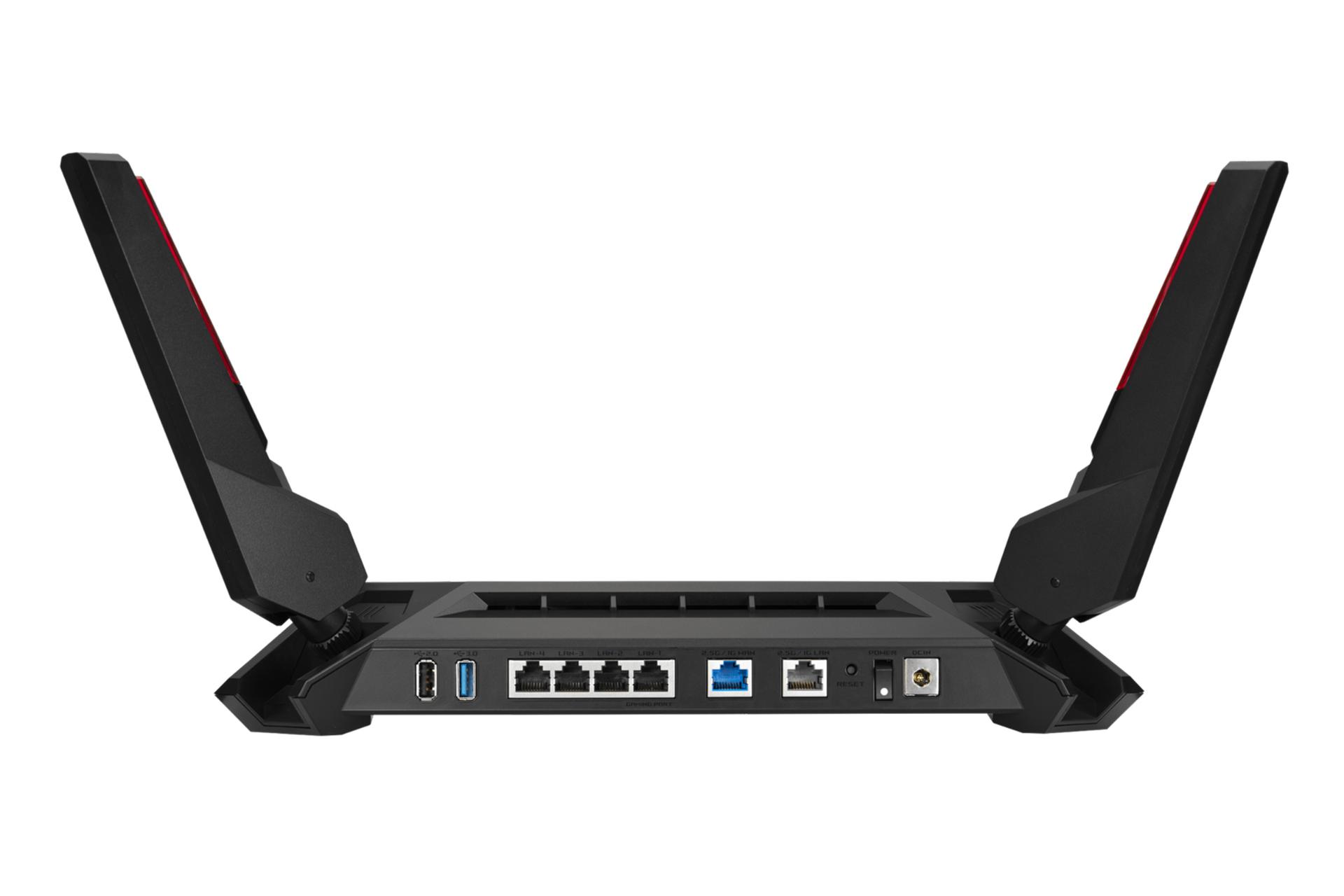 درگاه‌های روتر ایسوس ASUS ROG Rapture GT-AX6000