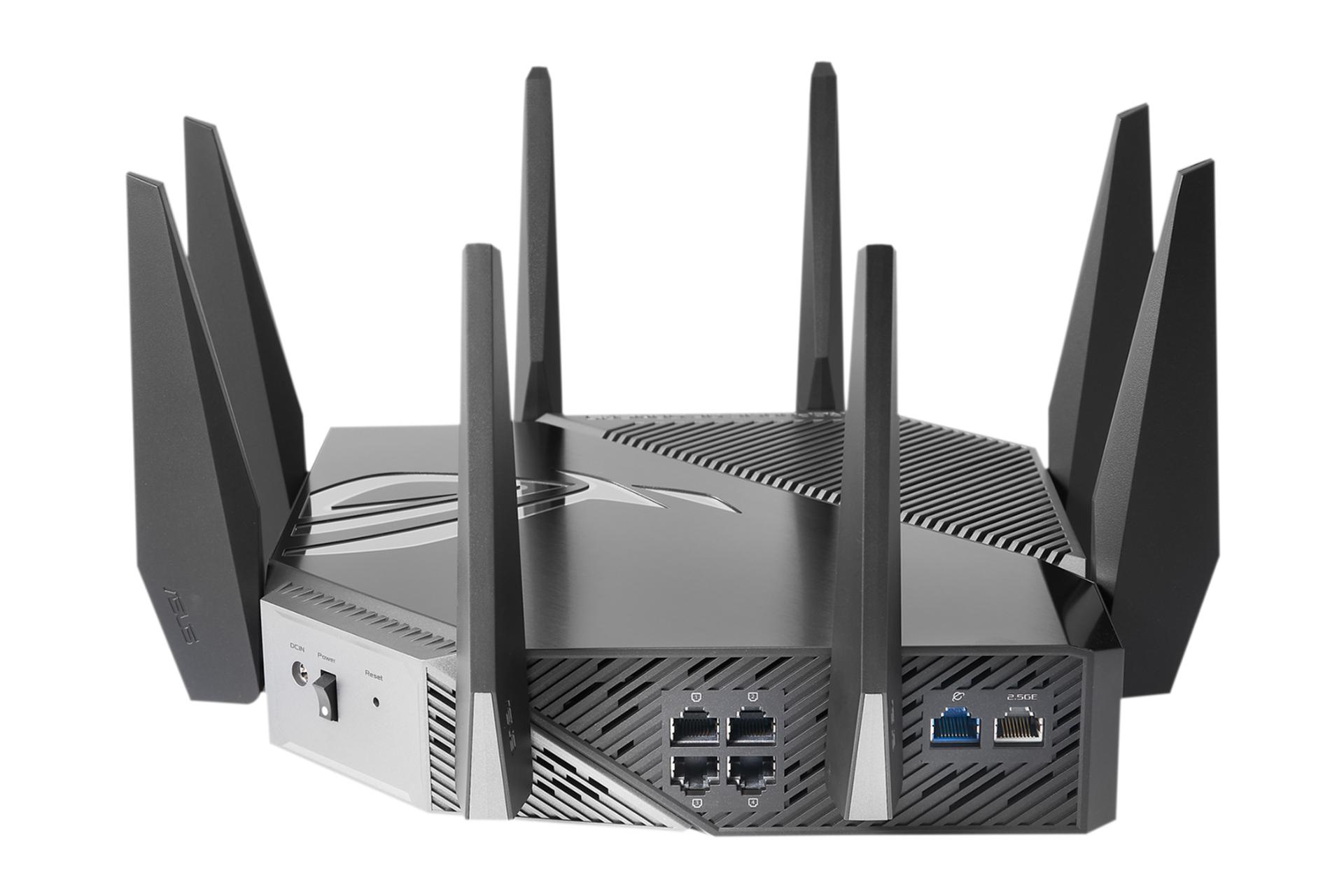 درگاه‌های روتر ایسوس ASUS ROG Rapture GT-AXE11000