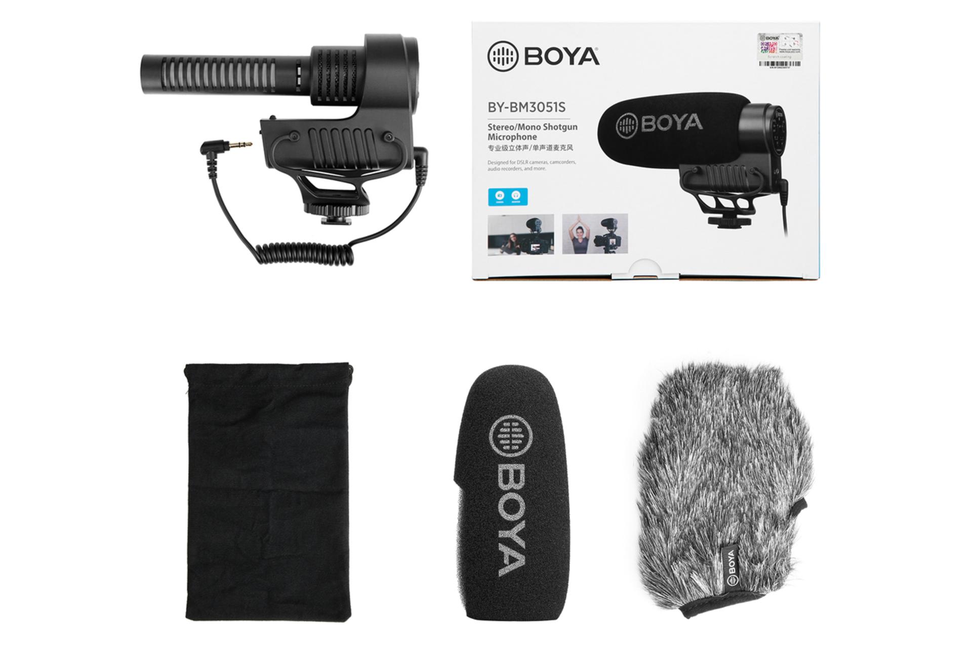 اقلام همراه میکروفون بویا BOYA BY-BM3051S