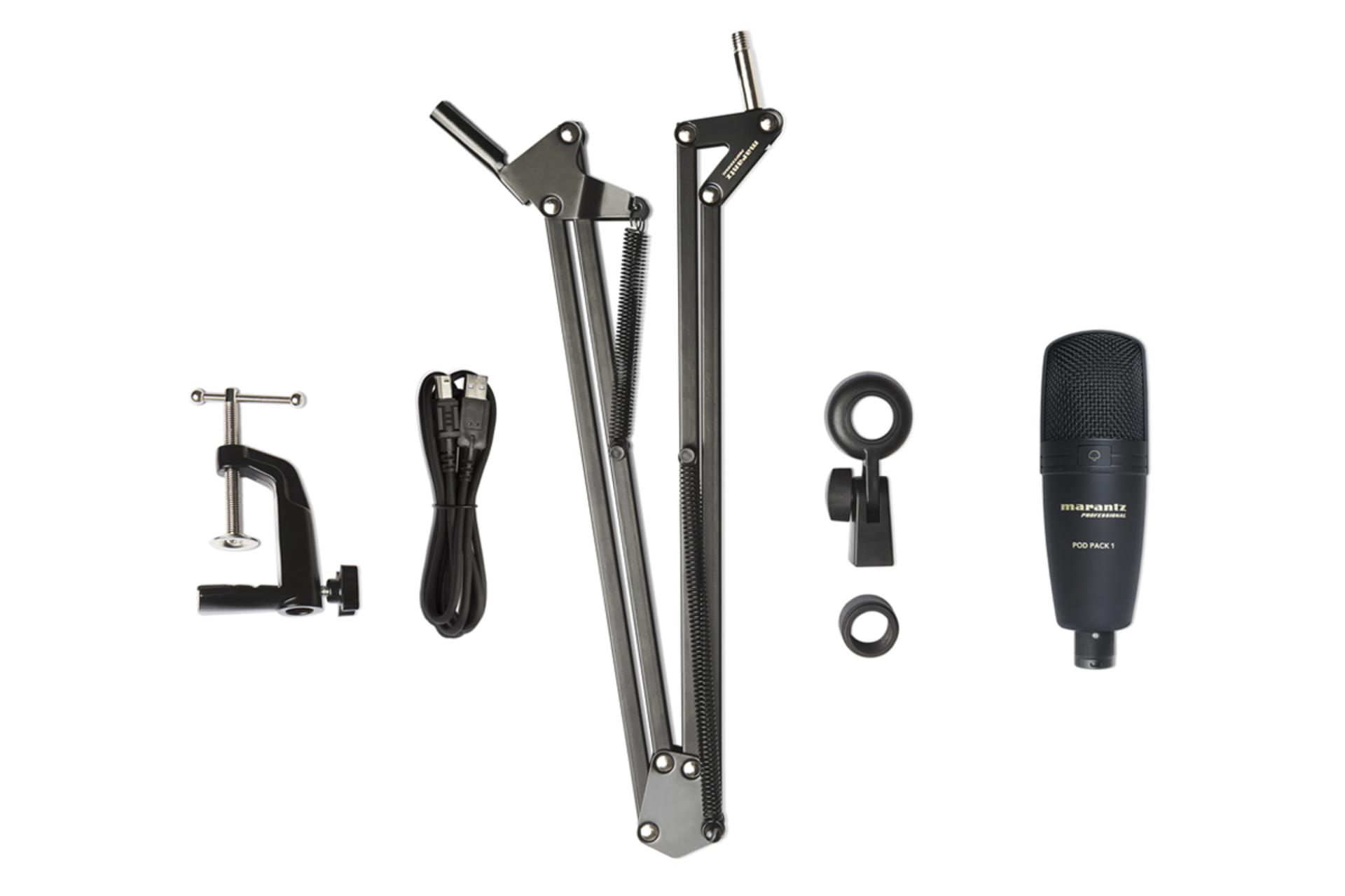 اقلام همراه میکروفون مارانتز پرو Marantz Pro Pod Pack 1