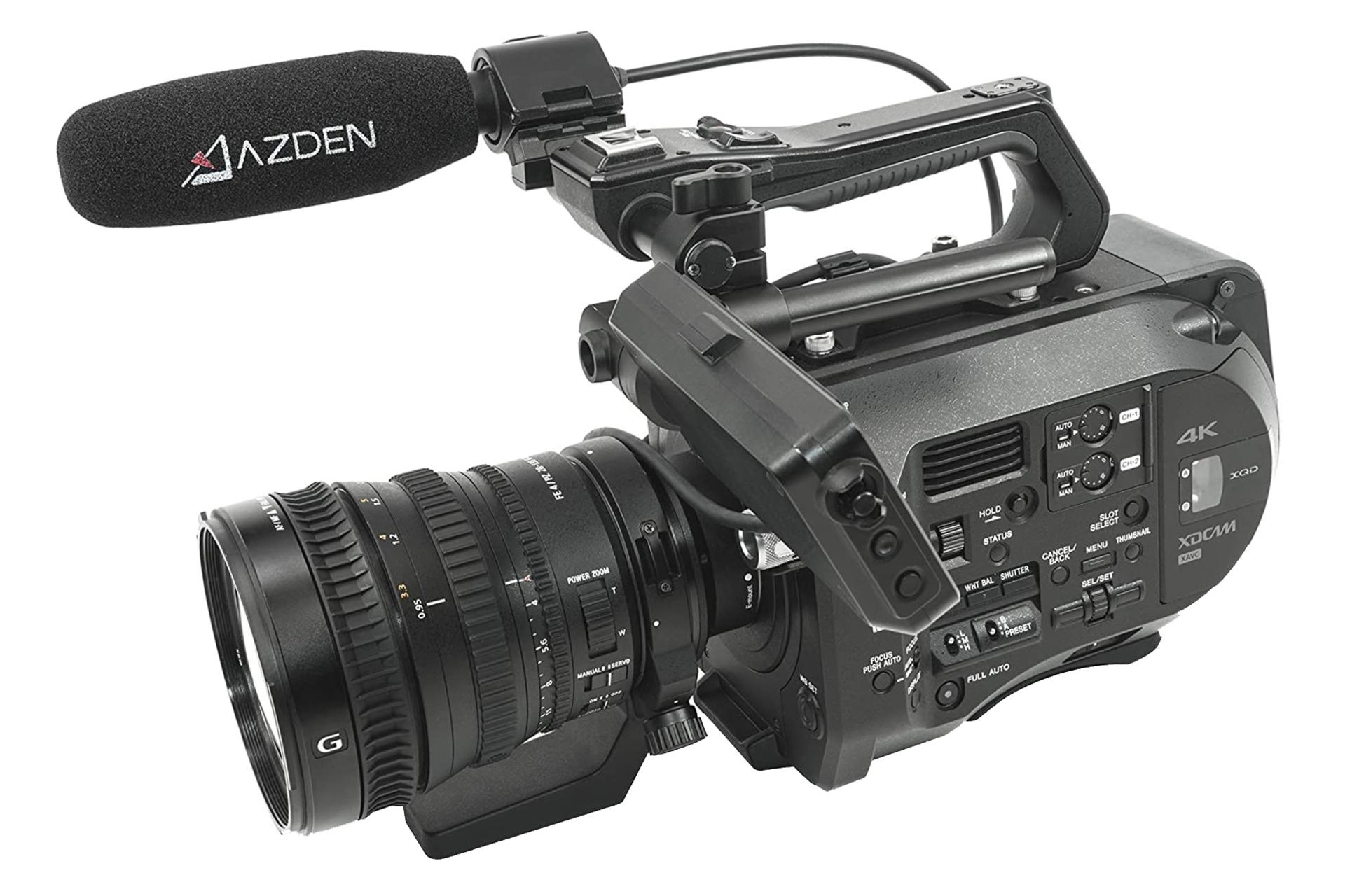 طراحی میکروفون آزدن Azden SGM-250CX