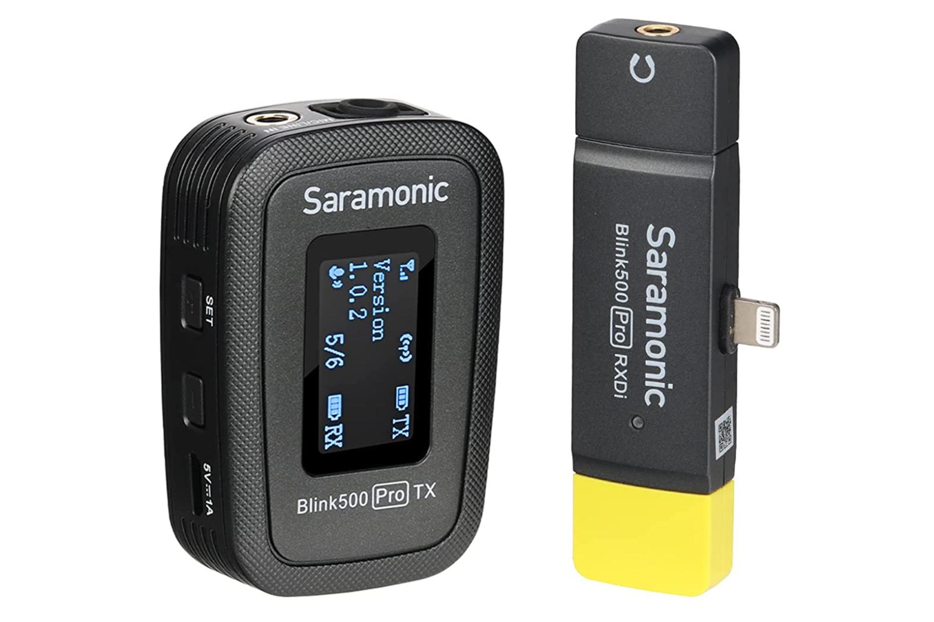 ابعاد میکروفون سارامونیک Saramonic Blink500 Pro B3