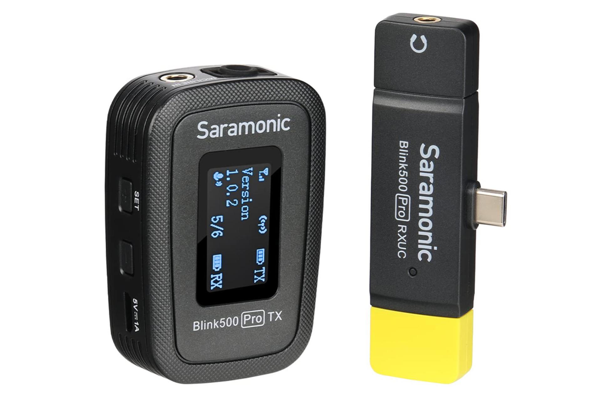 ابعاد میکروفون سارامونیک Saramonic Blink500 Pro B5