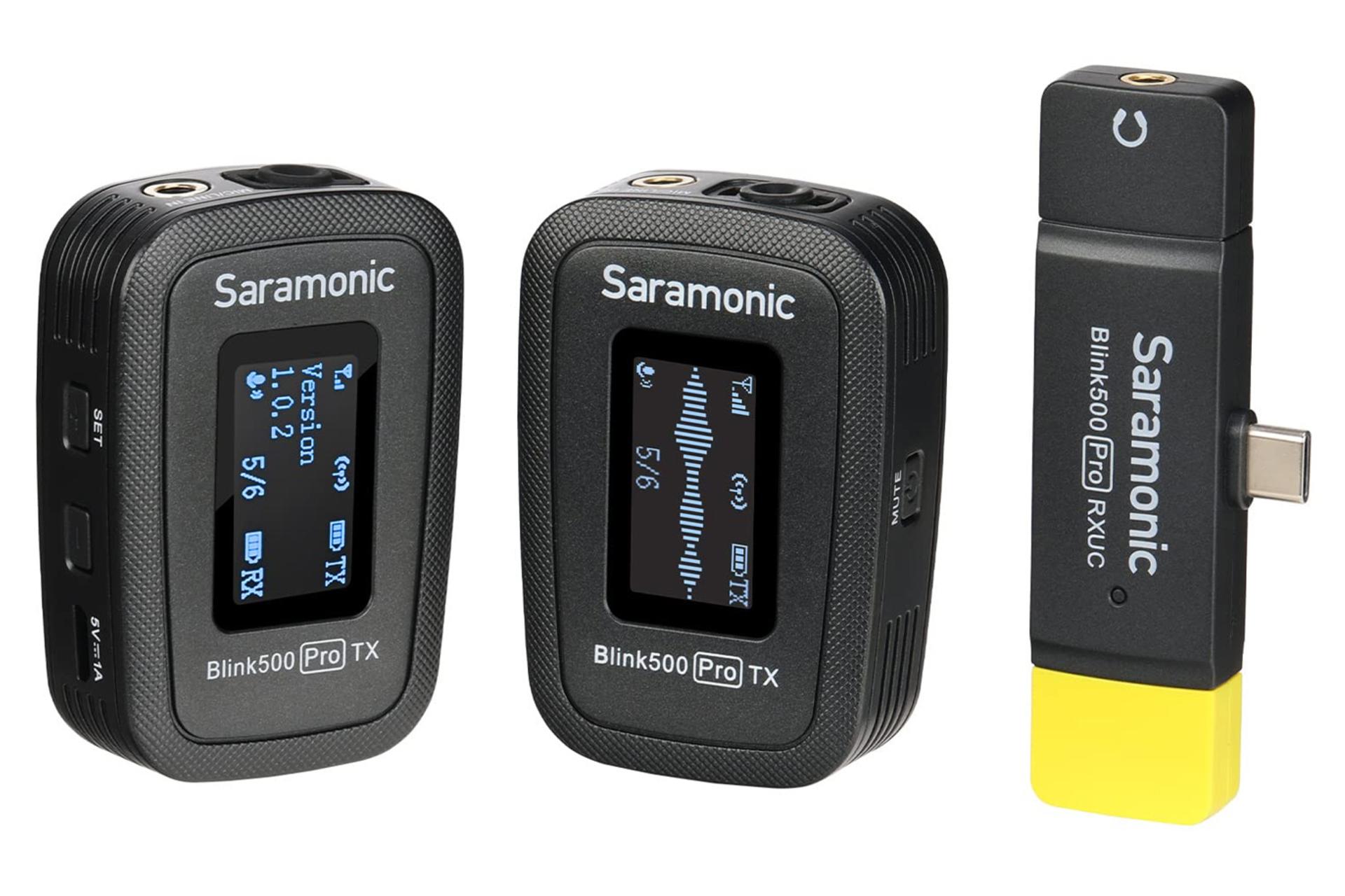 ابعاد میکروفون سارامونیک Saramonic Blink500 Pro B6