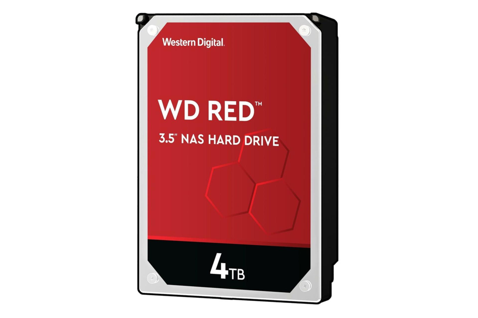 نمای جلو هارد دیسک وسترن دیجیتال Red WD40EFAX ظرفیت 4 ترابایت