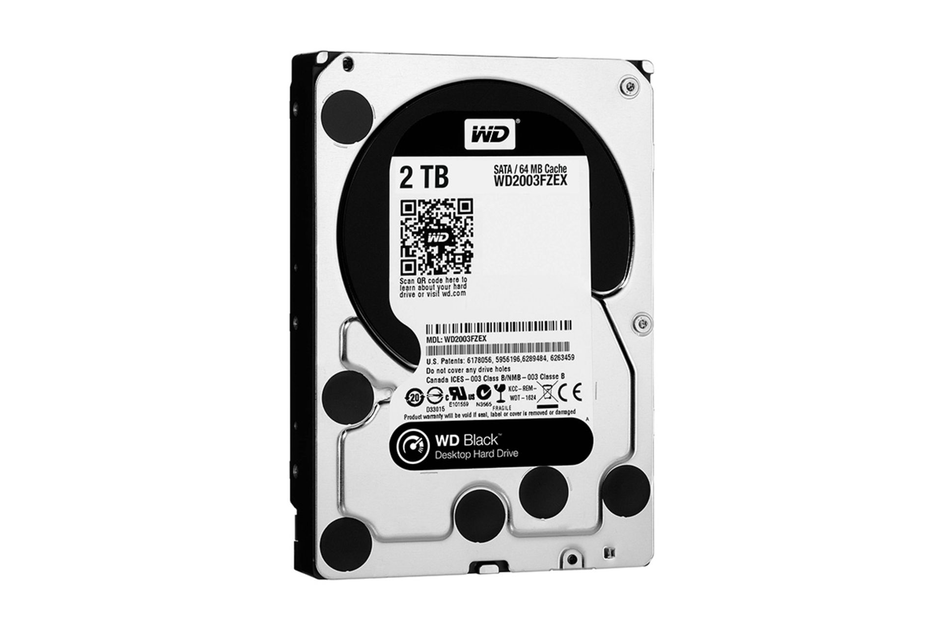 هارد دیسک وسترن دیجیتال Black WD2003FZEX ظرفیت 2 ترابایت