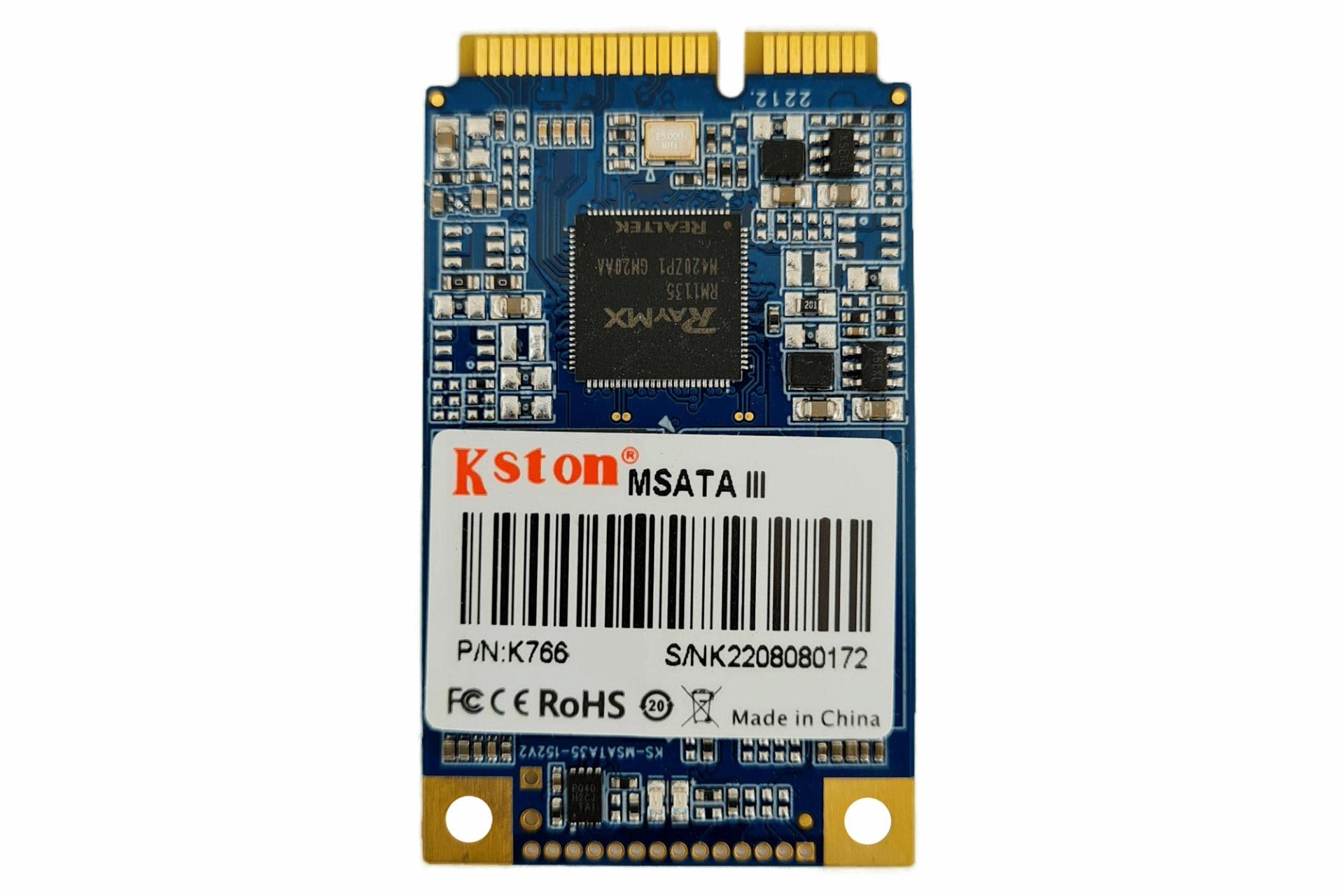 SSD کی استون K766 mSATA ظرفیت 512 گیگابایت