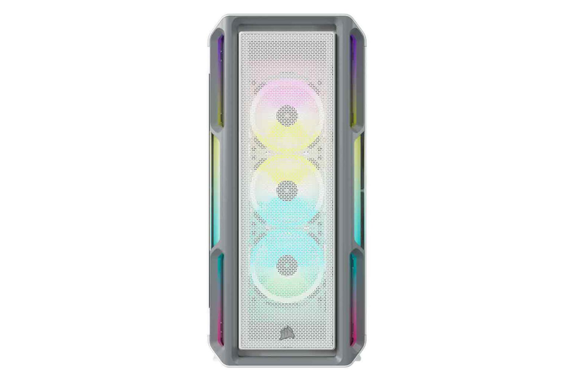 نمای روبرو کیس کامپیوتر کورسیر iCUE 5000T RGB