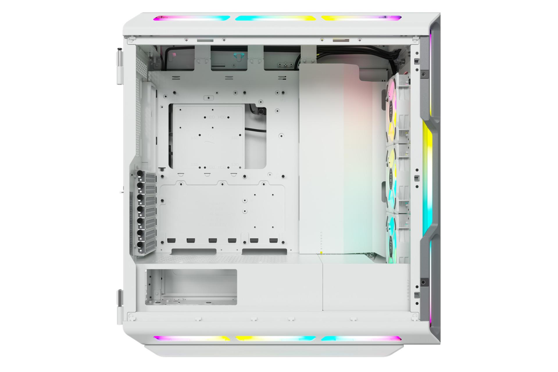 نمای چپ کیس کامپیوتر کورسیر iCUE 5000T RGB